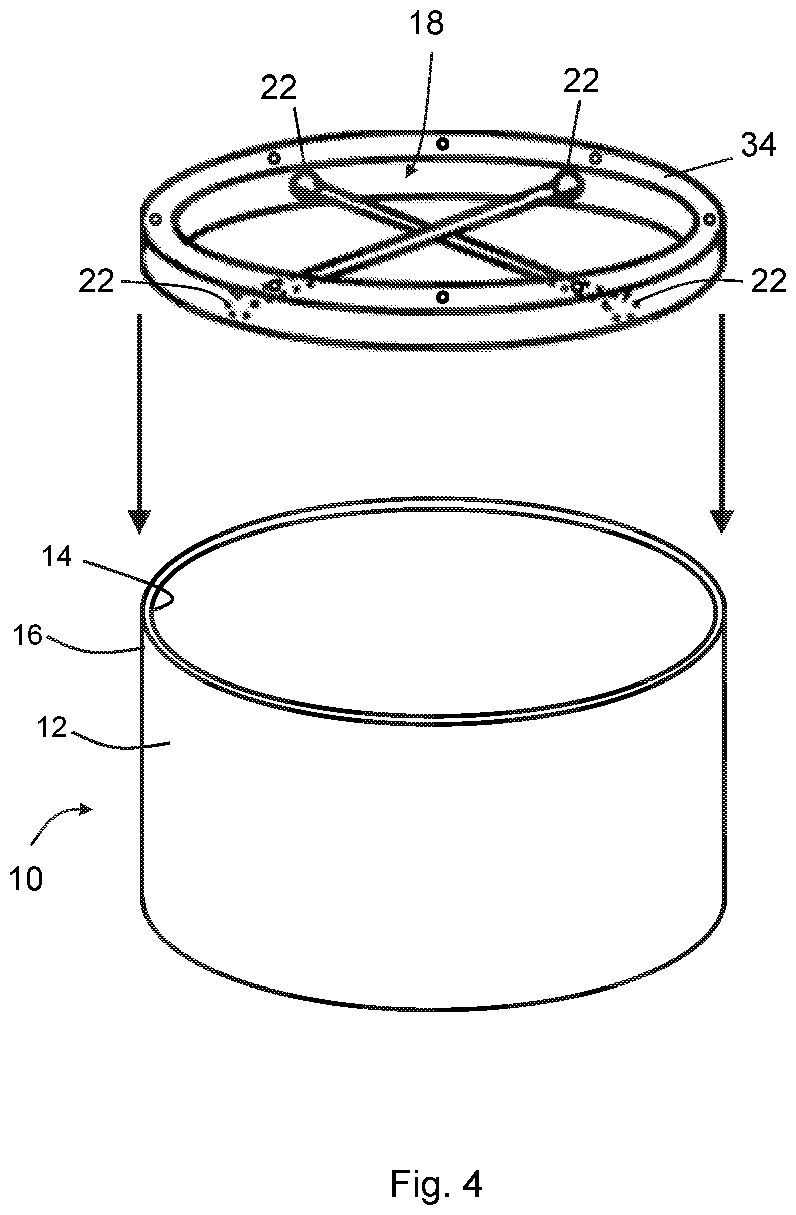 Patent US12345061 Figure 5 – Relating to reinforcement of wind turbine towers