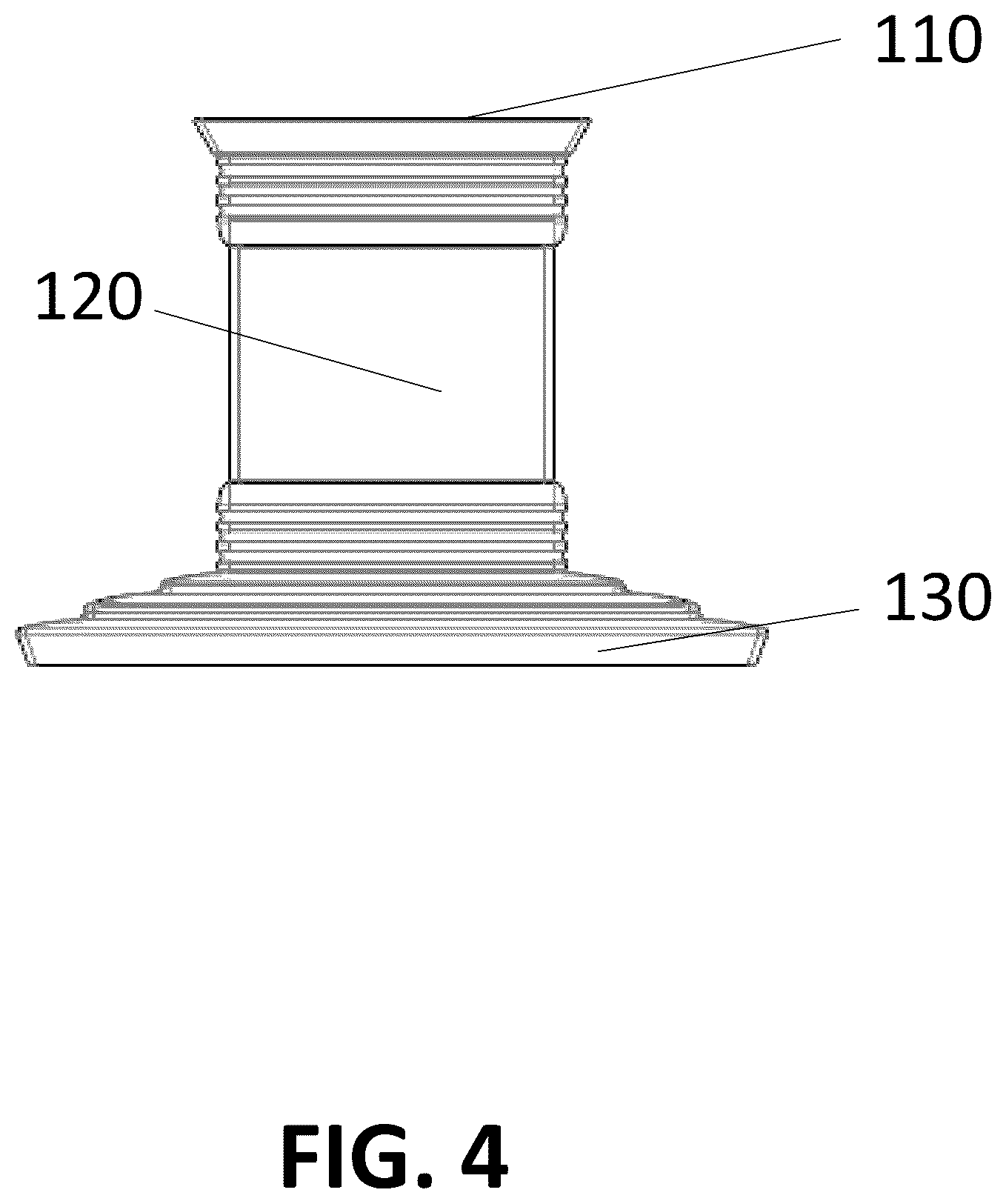 Patent US12345063 Figure 4 – Urn pedestal