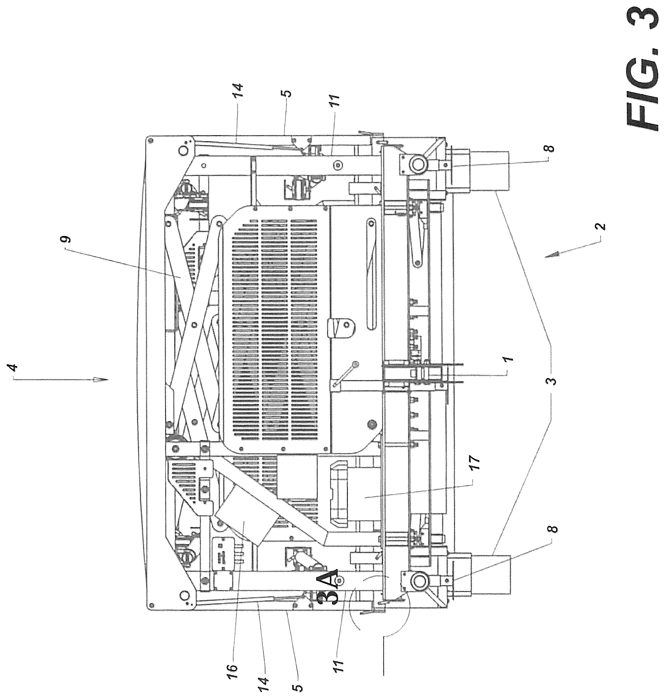 Patent US12345065 Figure 3 – Mobile stage system and method of use