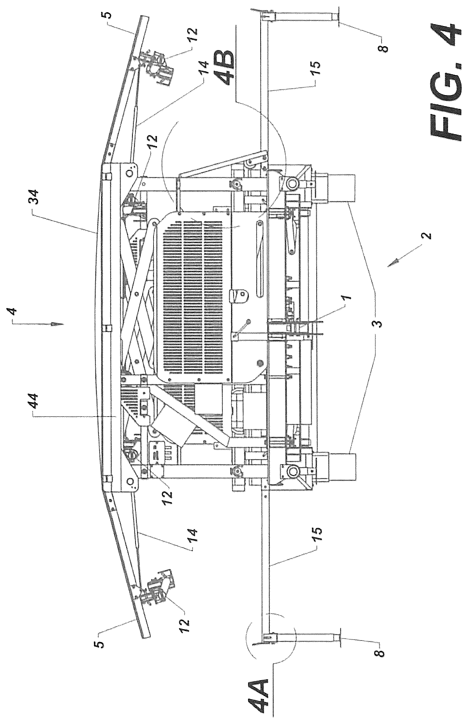 Patent US12345065 Figure 5 – Mobile stage system and method of use
