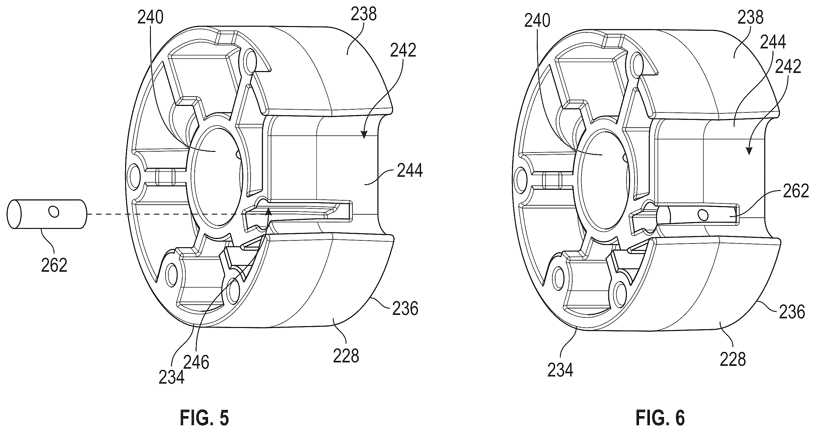 Patent US12345067 Figure 5 – Swimming pool cover system with reel diameter adjustment block and associated methods