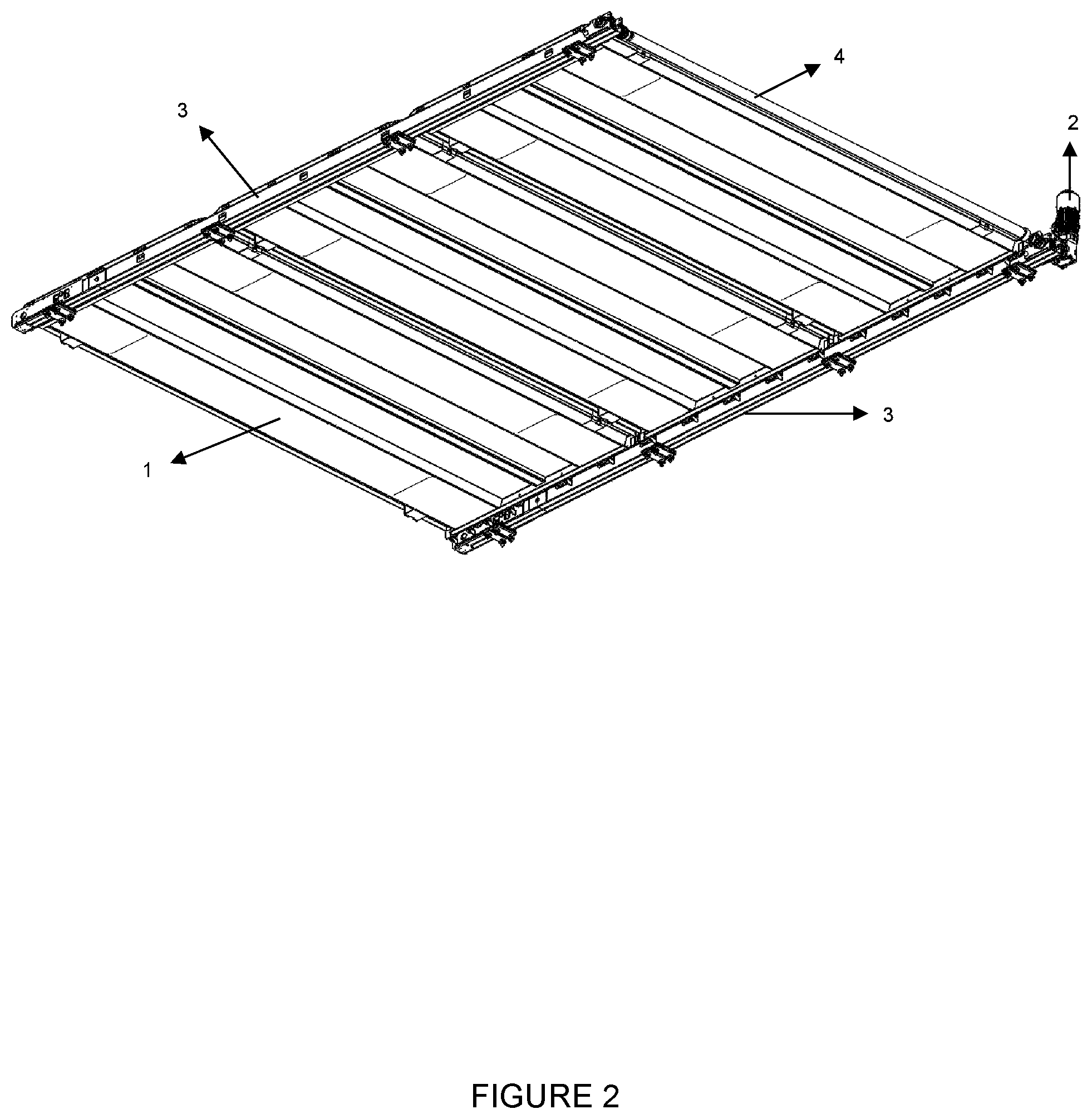 Patent US12345071 Figure 2 – Automated parking floor conveyor systems