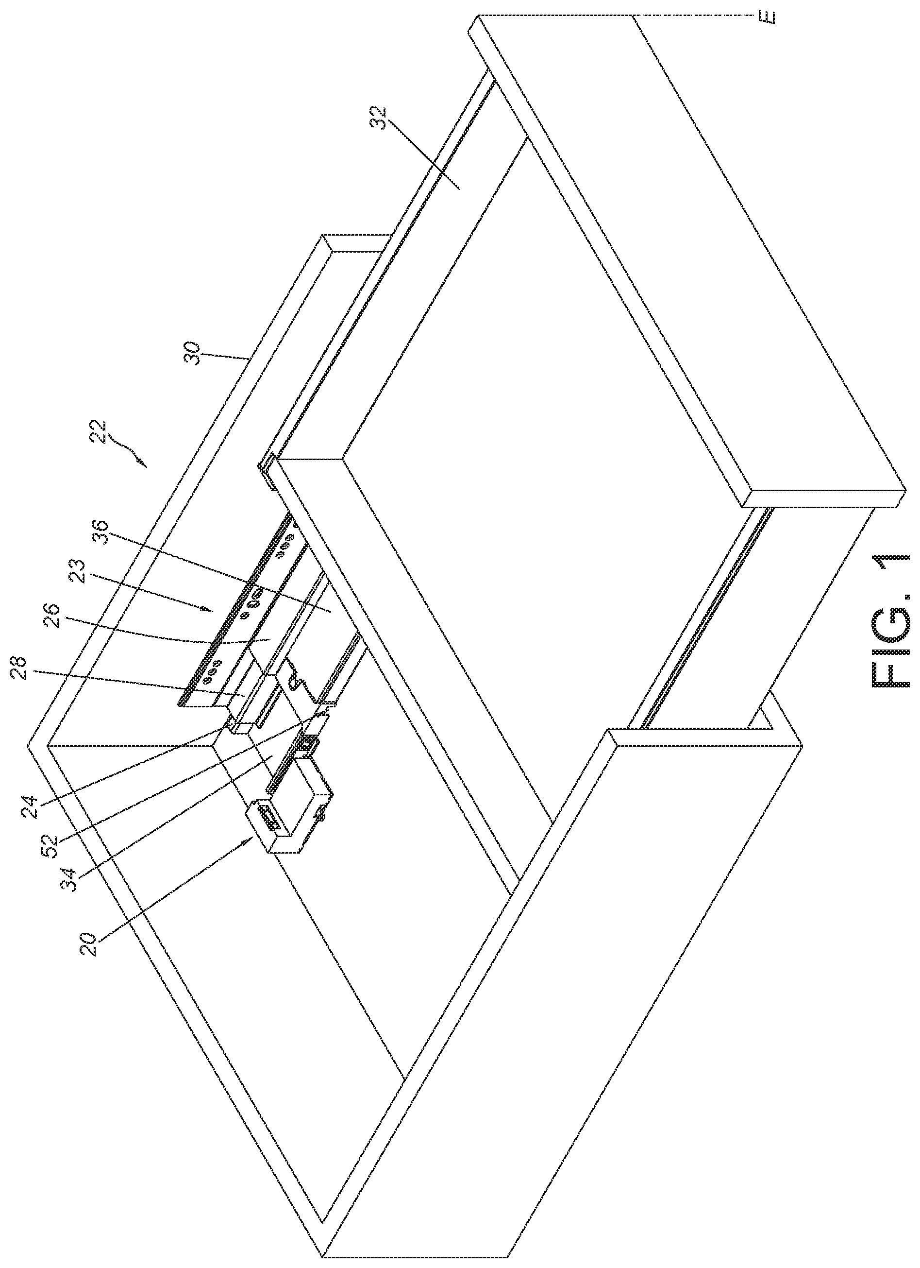 Patent US12345073 — Electronic lock — Figure 1