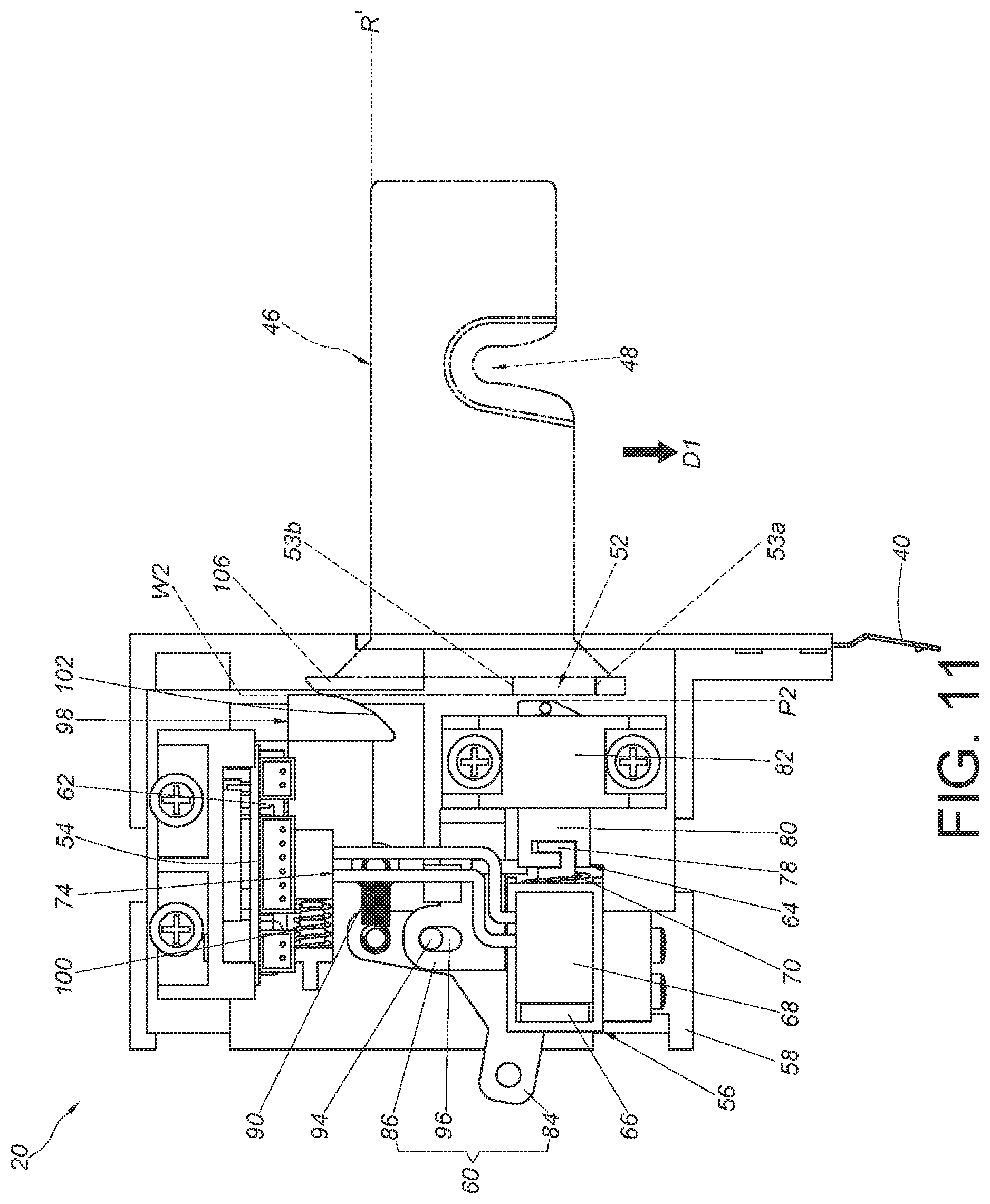 Patent US12345073 Figure 11 – Electronic lock
