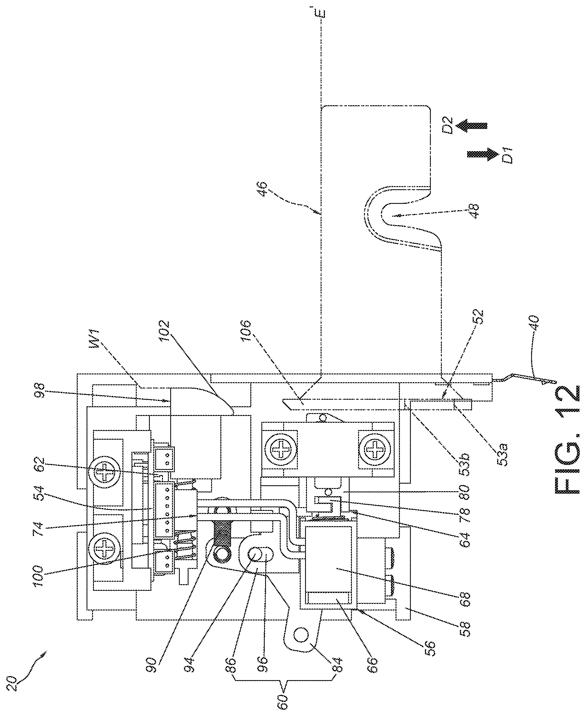 Patent US12345073 Figure 12 – Electronic lock