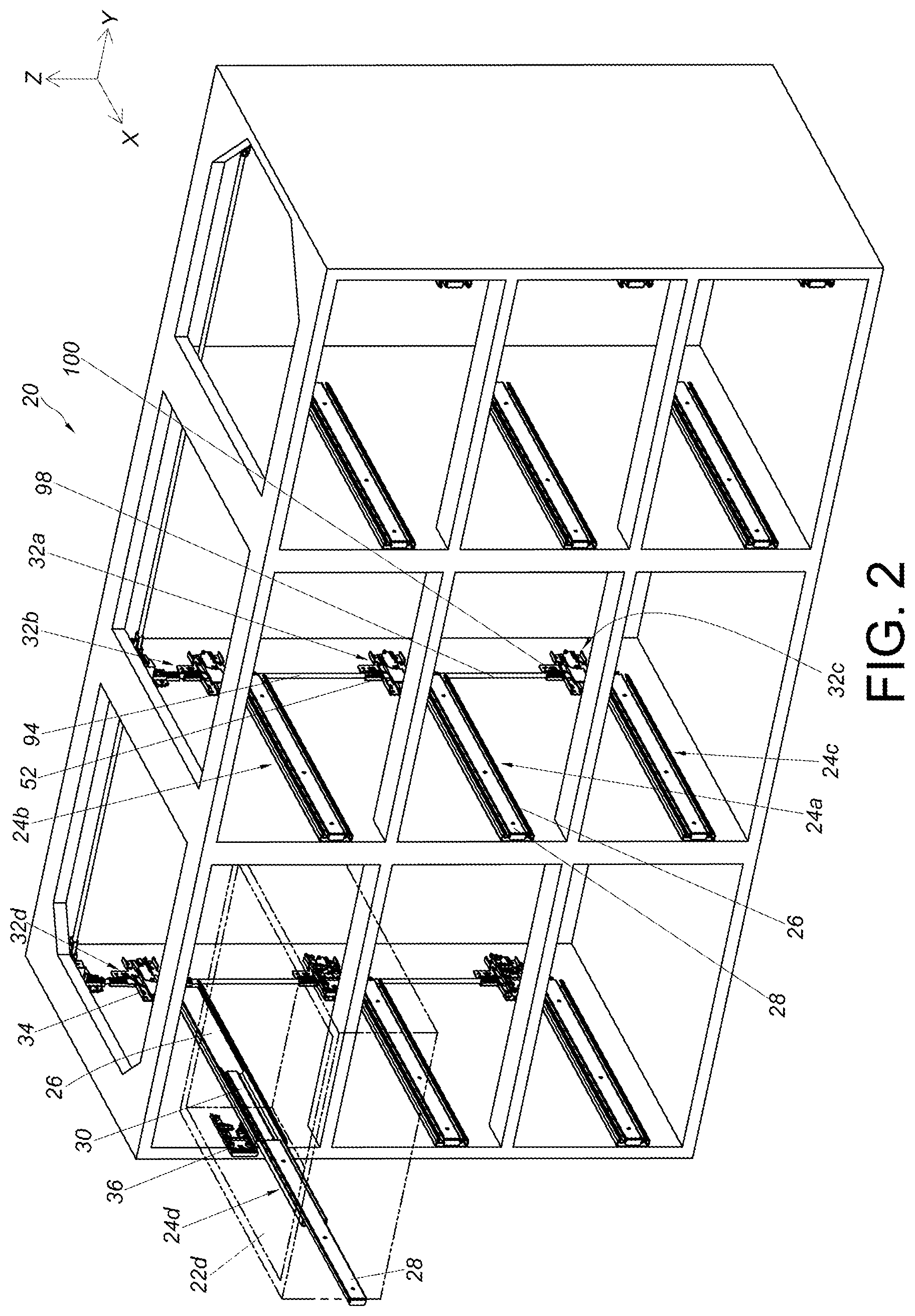 Patent US12345075 Figure 2 – Furniture assembly and interlock kit thereof