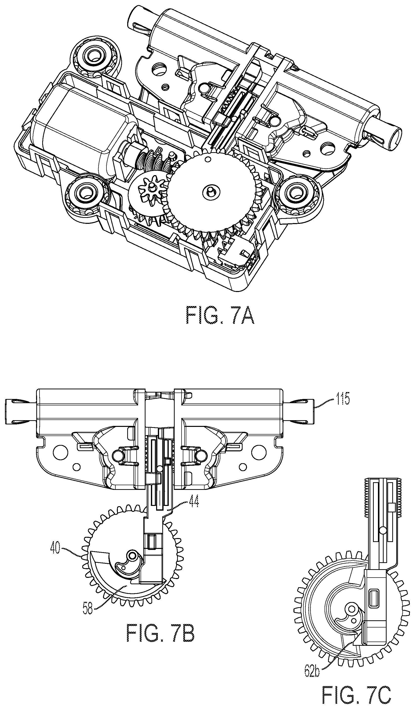 Patent US12345076 Figure 7 – Electronically actuated and locking glove box system