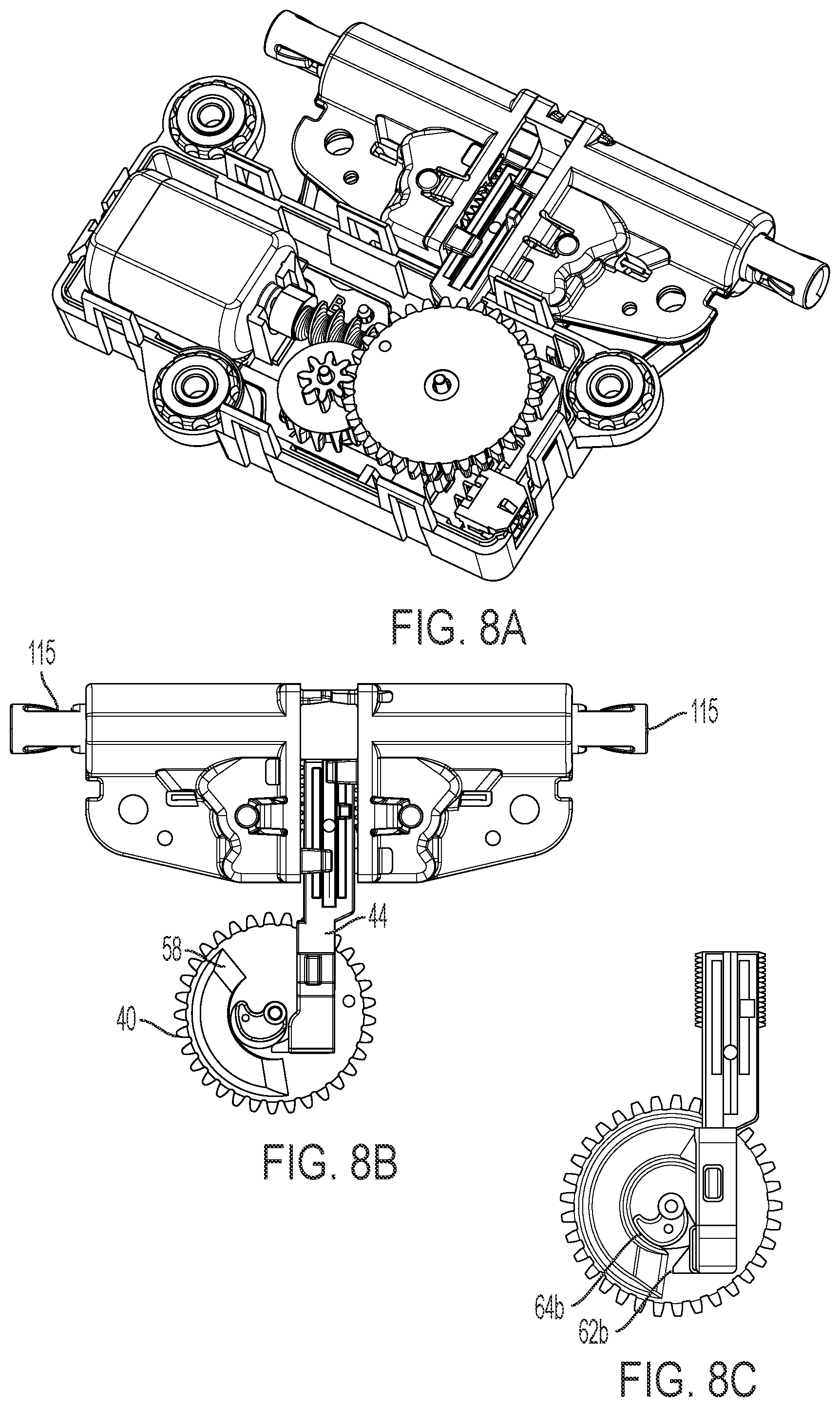 Patent US12345076 Figure 8 – Electronically actuated and locking glove box system