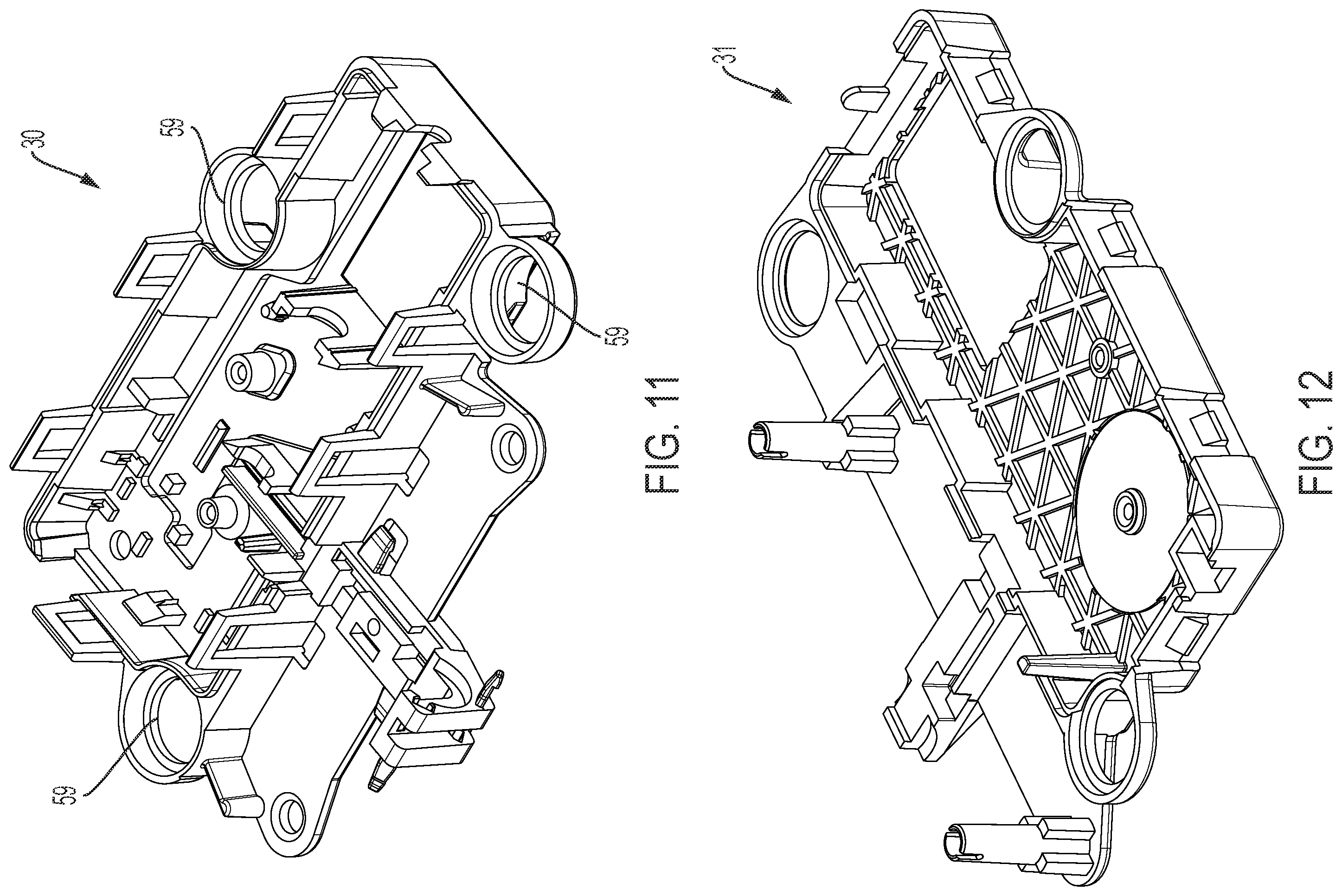 Patent US12345076 Figure 13 – Electronically actuated and locking glove box system