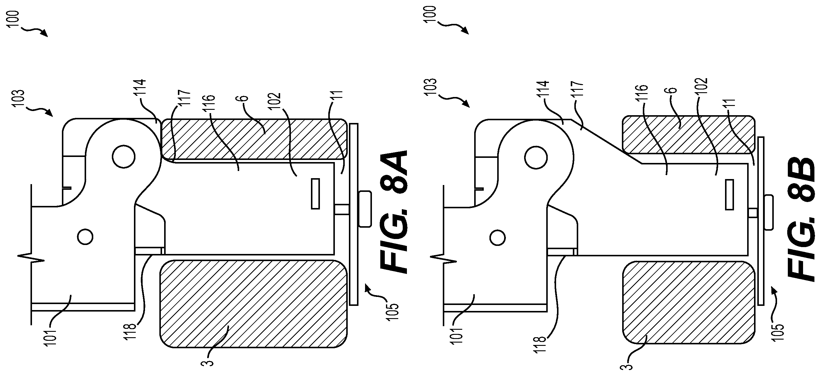 Patent US12345079 Figure 9 – Stake post with locking hinge