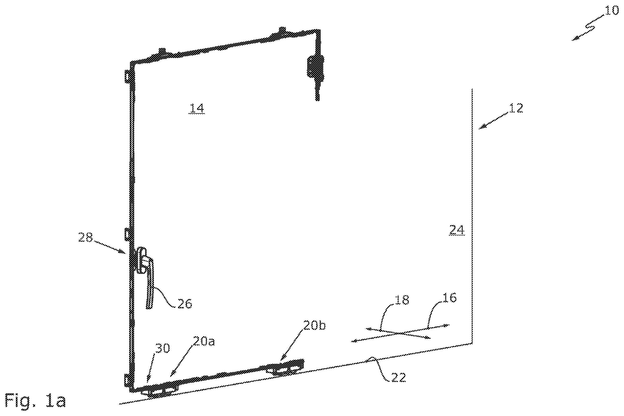 Patent US12345080 Figure 1 – Carriage for a window or door with height adjustment