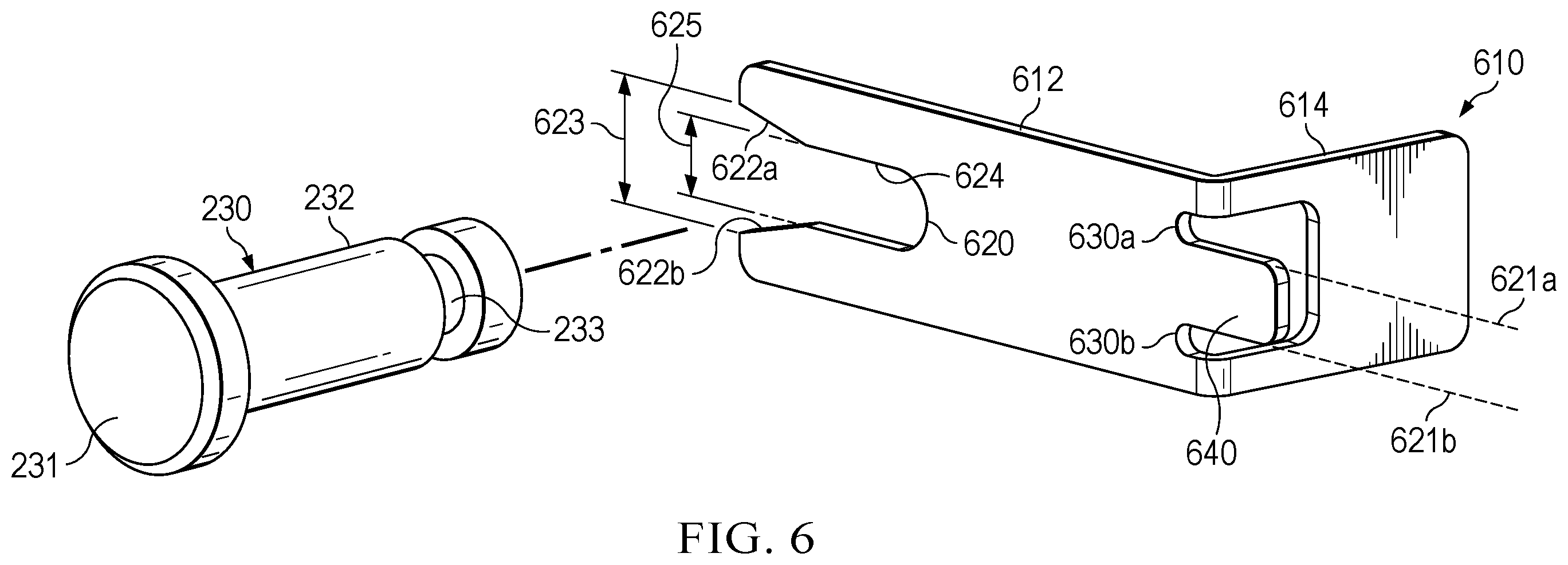 Patent US12345081 Figure 7 – Lower bracket and anchor system for a movable barrier