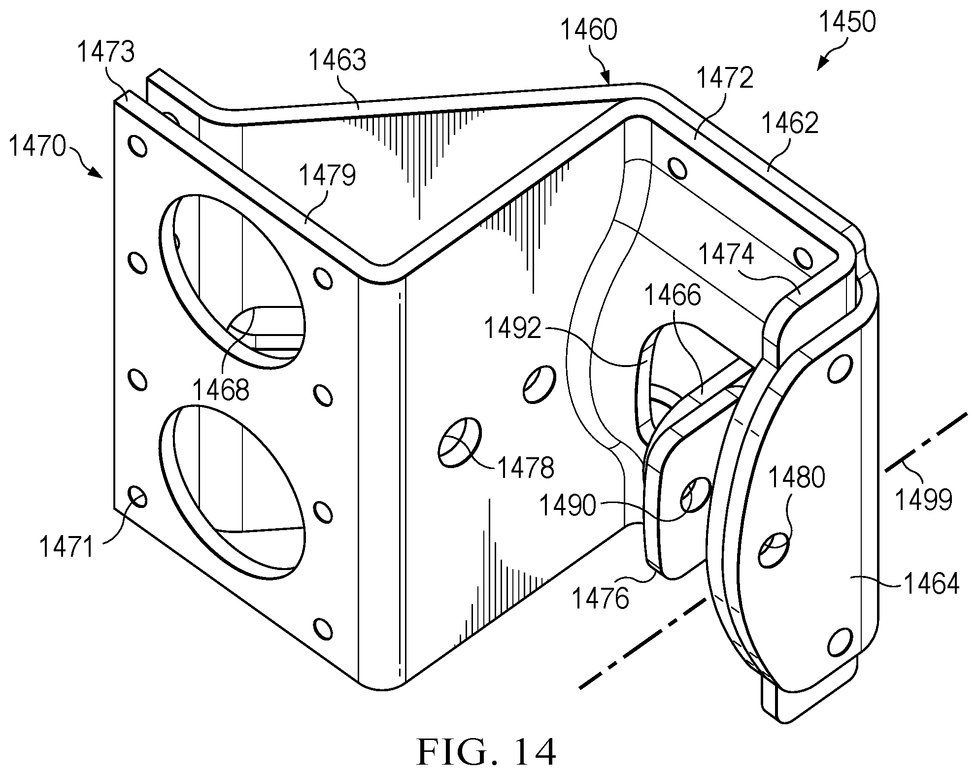 Patent US12345081 Figure 19 – Lower bracket and anchor system for a movable barrier