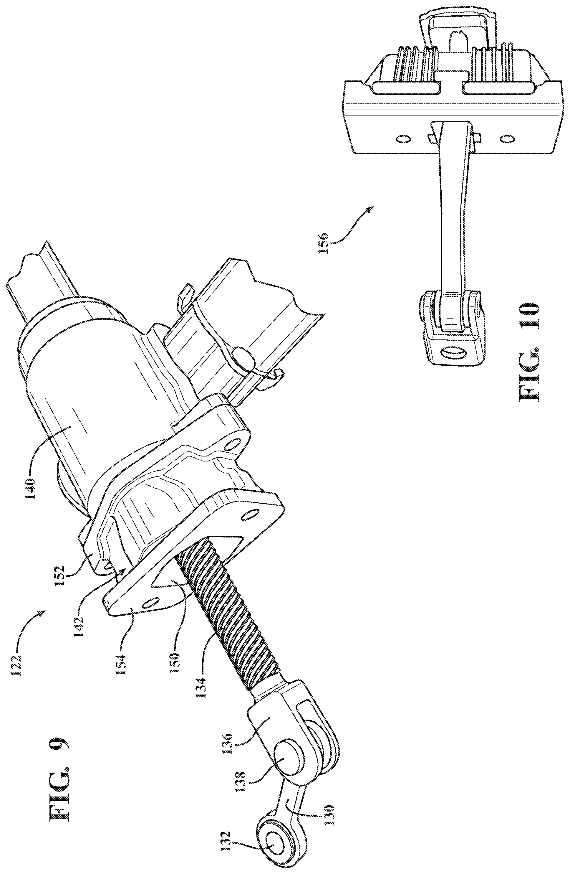 Patent US12345084 Figure 10 – Distributed control system for servo controlled powered door actuator