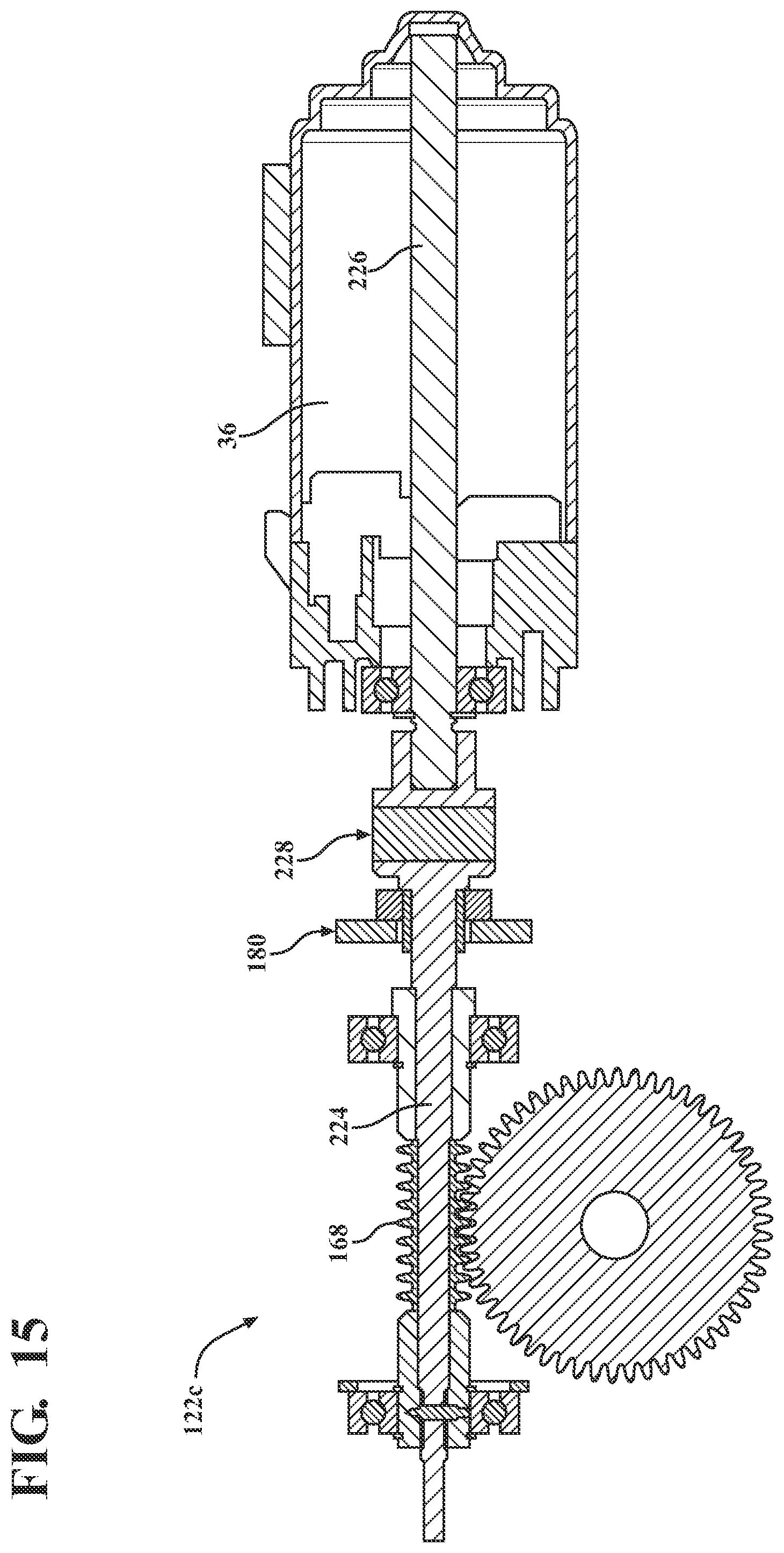 Patent US12345084 Figure 15 – Distributed control system for servo controlled powered door actuator