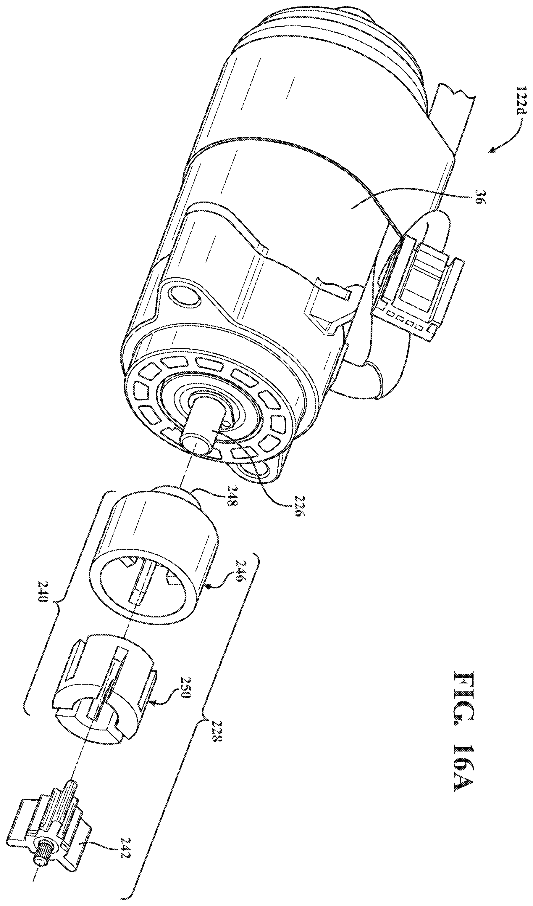 Patent US12345084 Figure 16 – Distributed control system for servo controlled powered door actuator