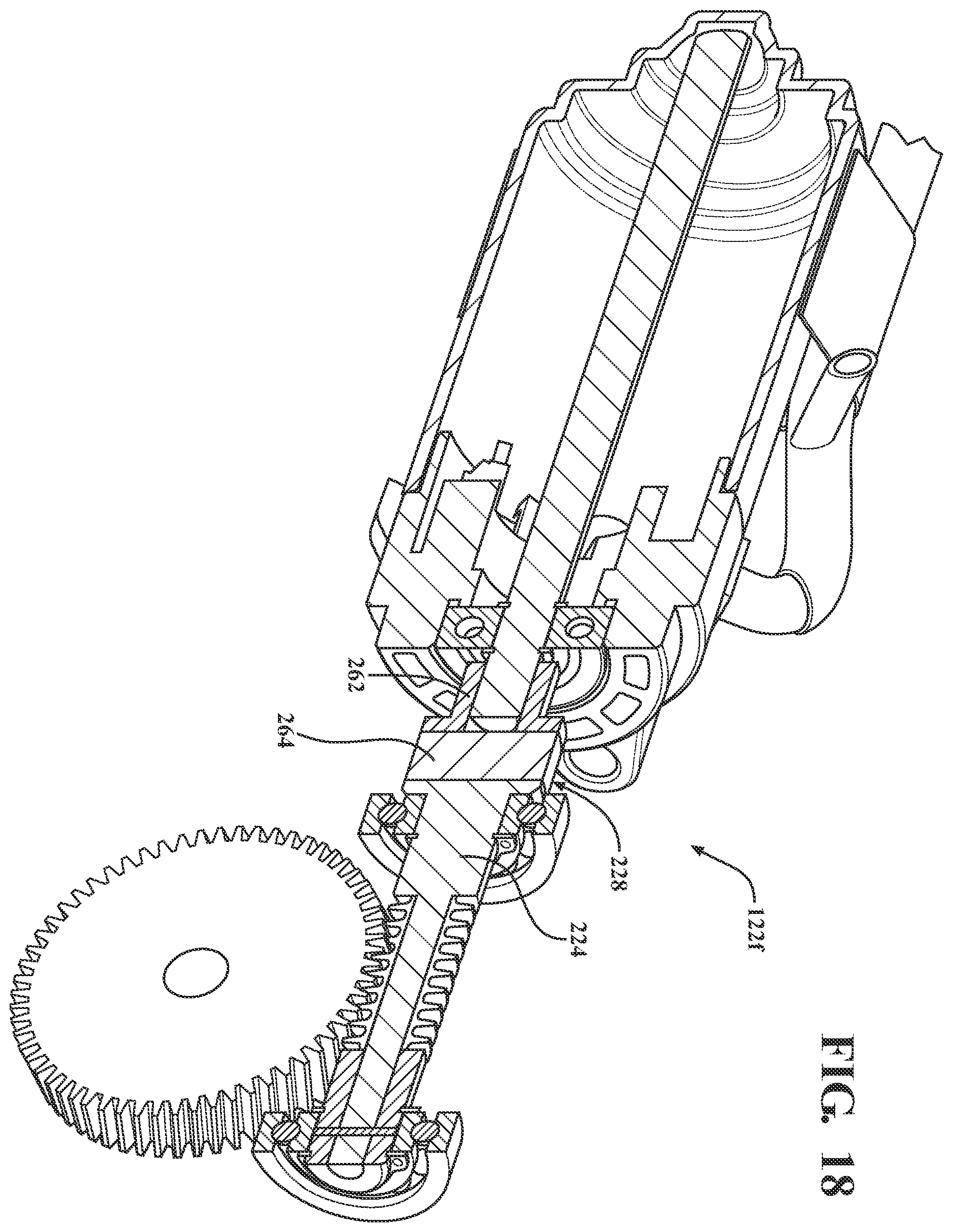 Patent US12345084 Figure 19 – Distributed control system for servo controlled powered door actuator