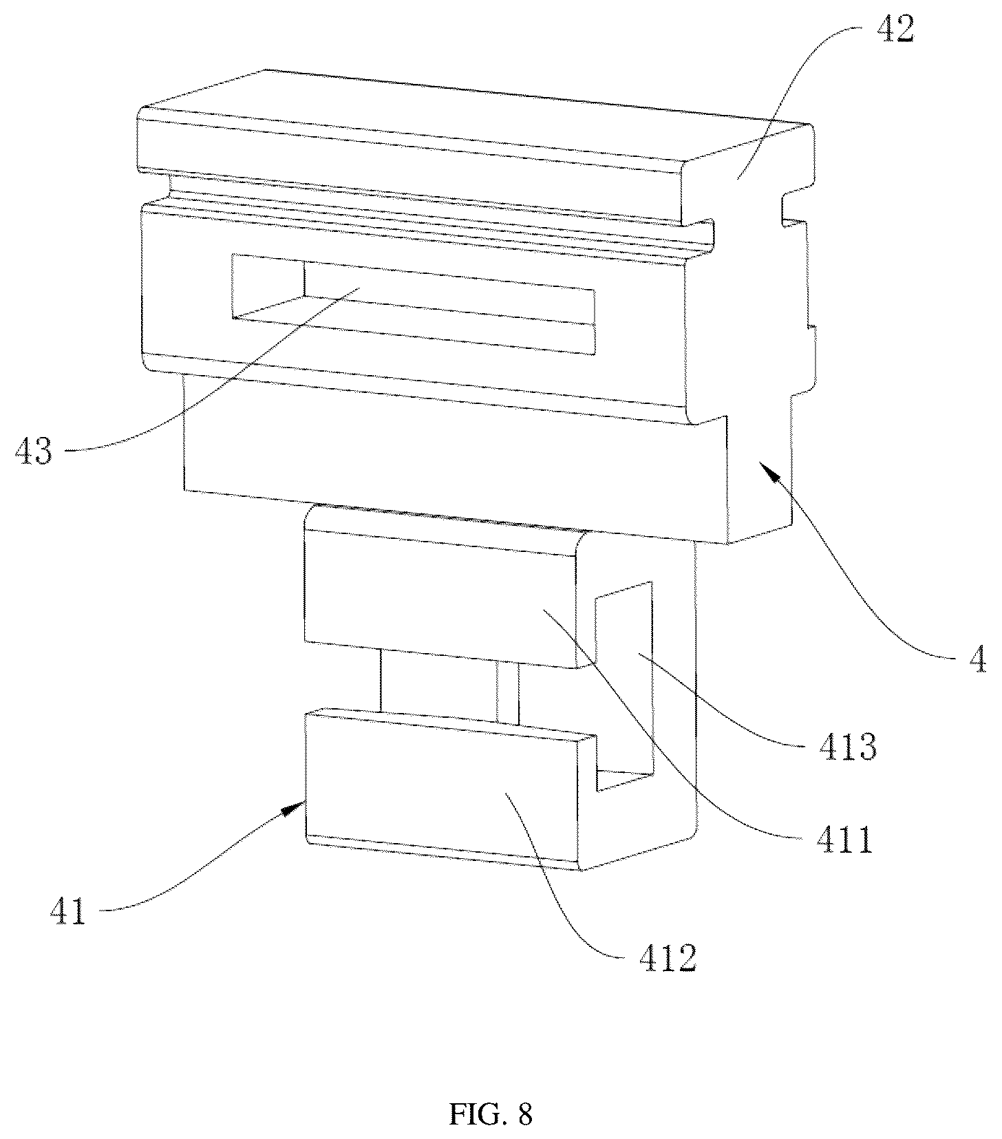 Patent US12345086 Figure 8 – Electrically driven sliding window for vehicle and vehicle