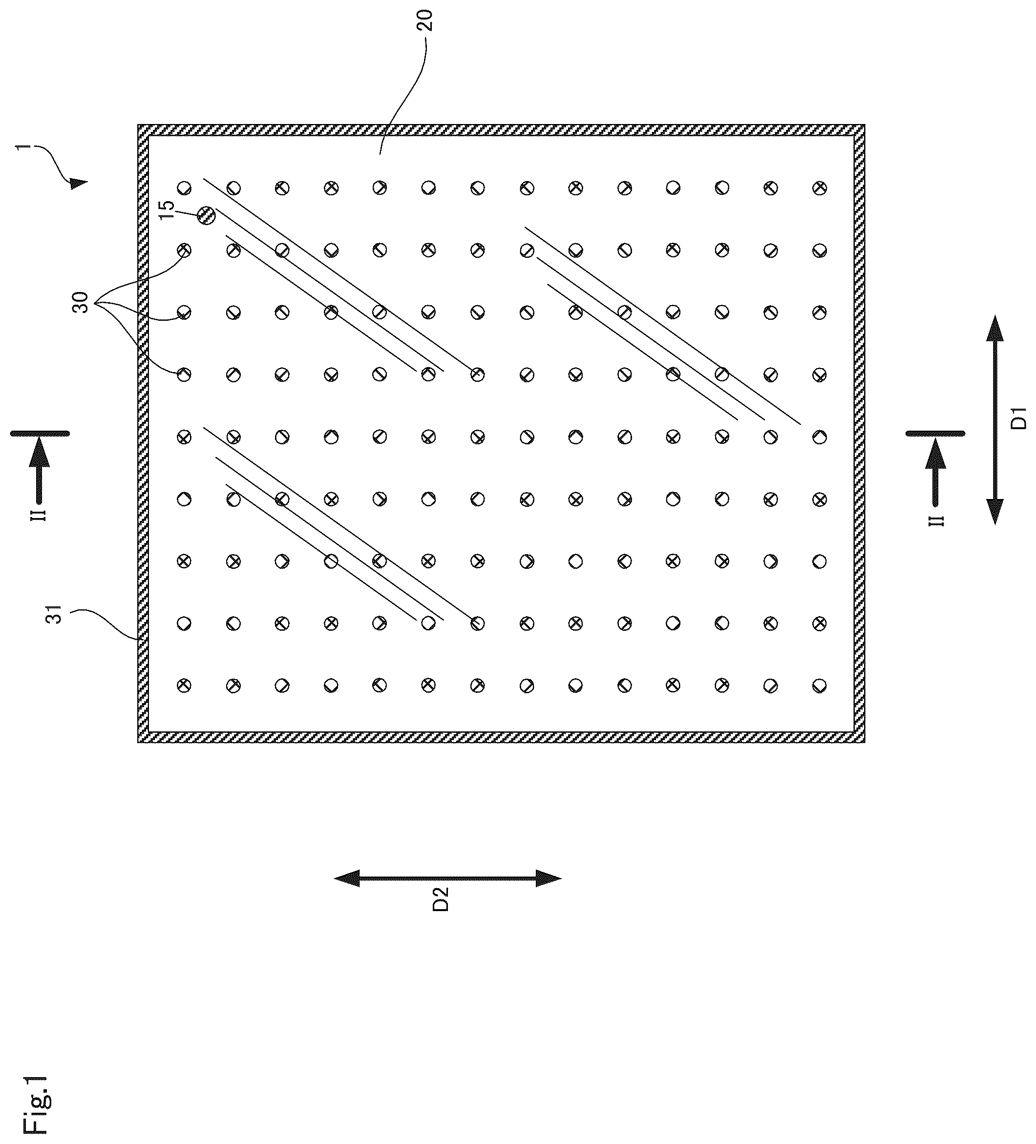 Patent US12345088 Figure 1 – Vacuum glass and method for manufacturing same