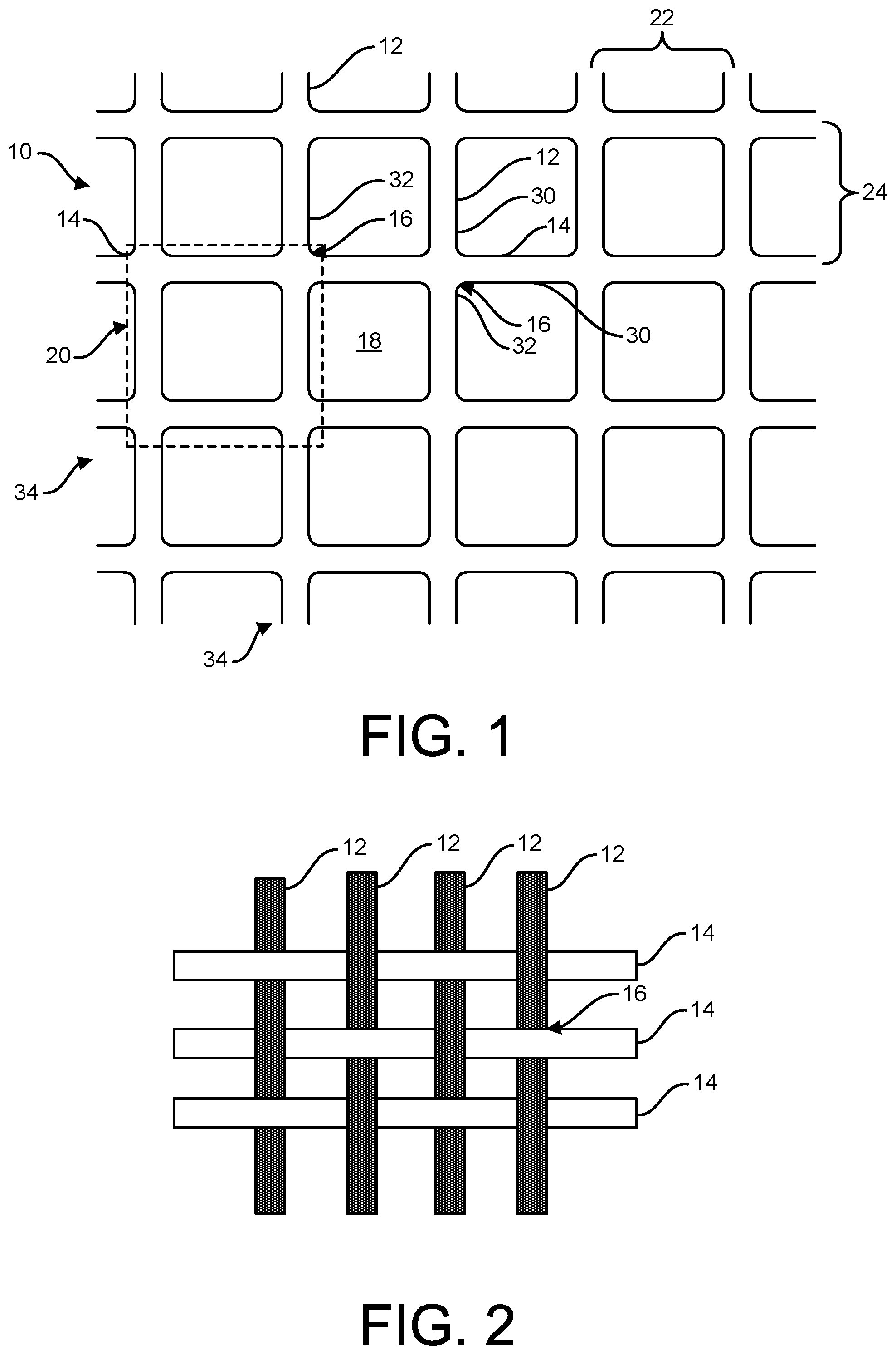 Patent US12345093 Figure 1 – Architectural covering with woven material