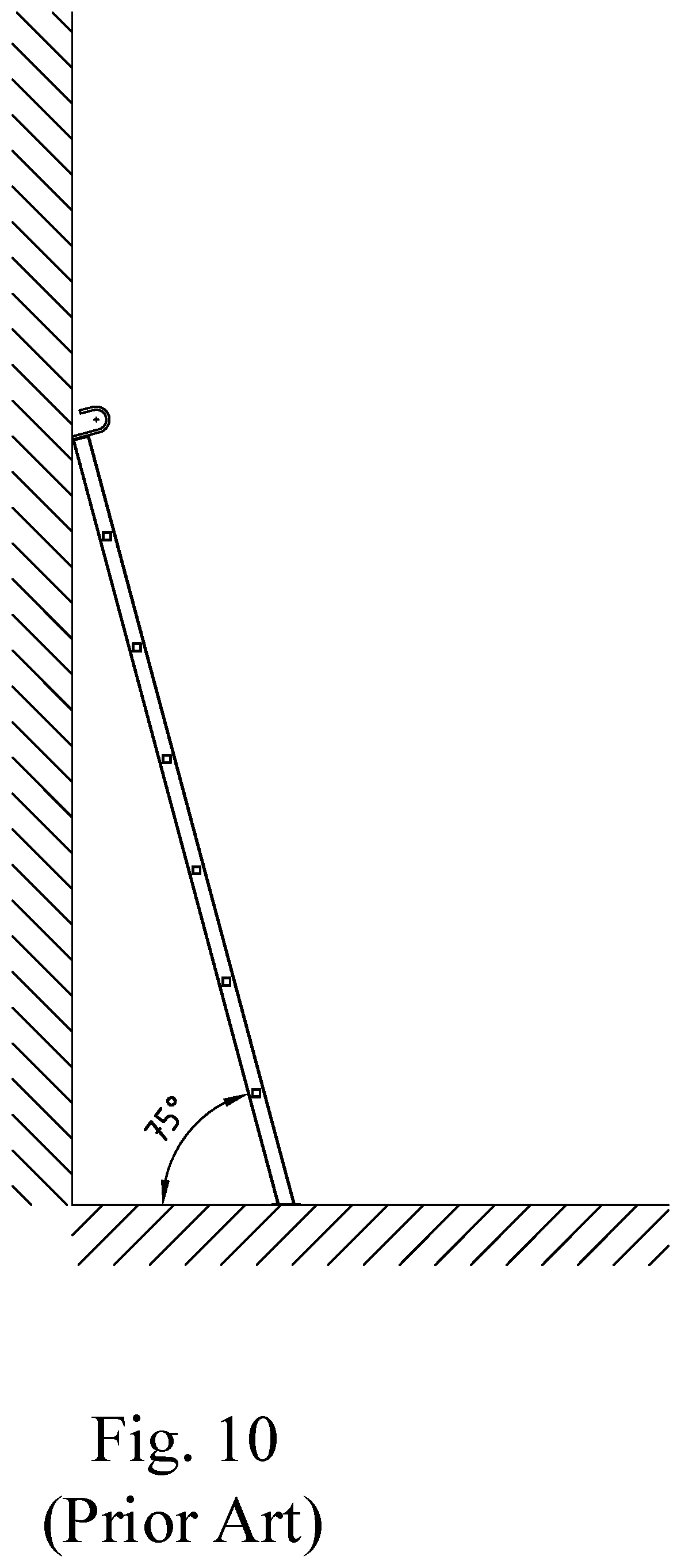 Patent US12345095 Figure 9 – Foldable and angularly adjustable ladder