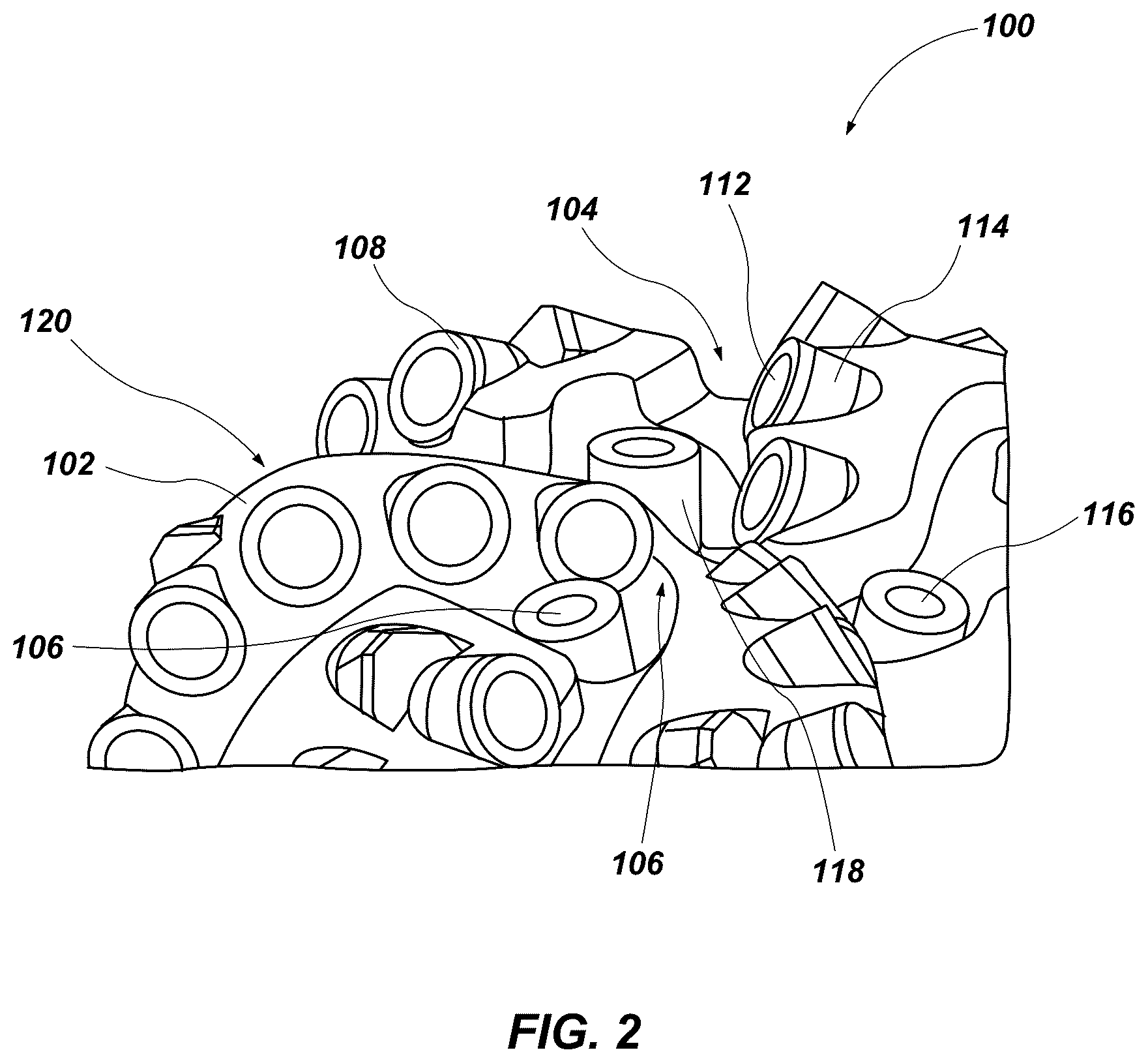 Patent US12345096 Figure 2 – Earth-boring tools, nozzles, and associated structures, apparatus, and methods