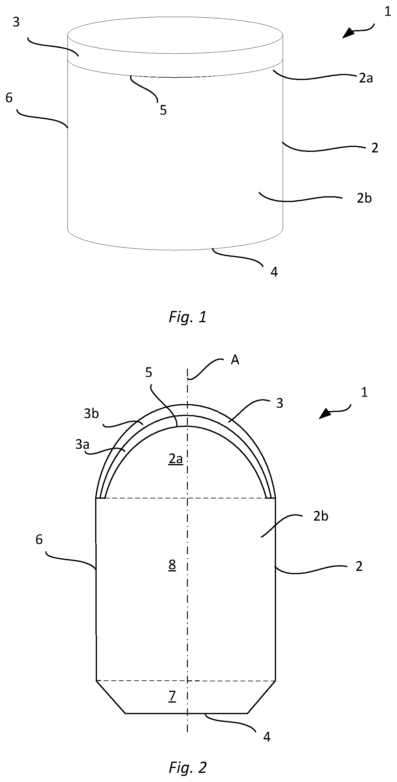 Patent US12345097 Figure 1 – Rock drill insert and method for manufacturing a rock drill insert