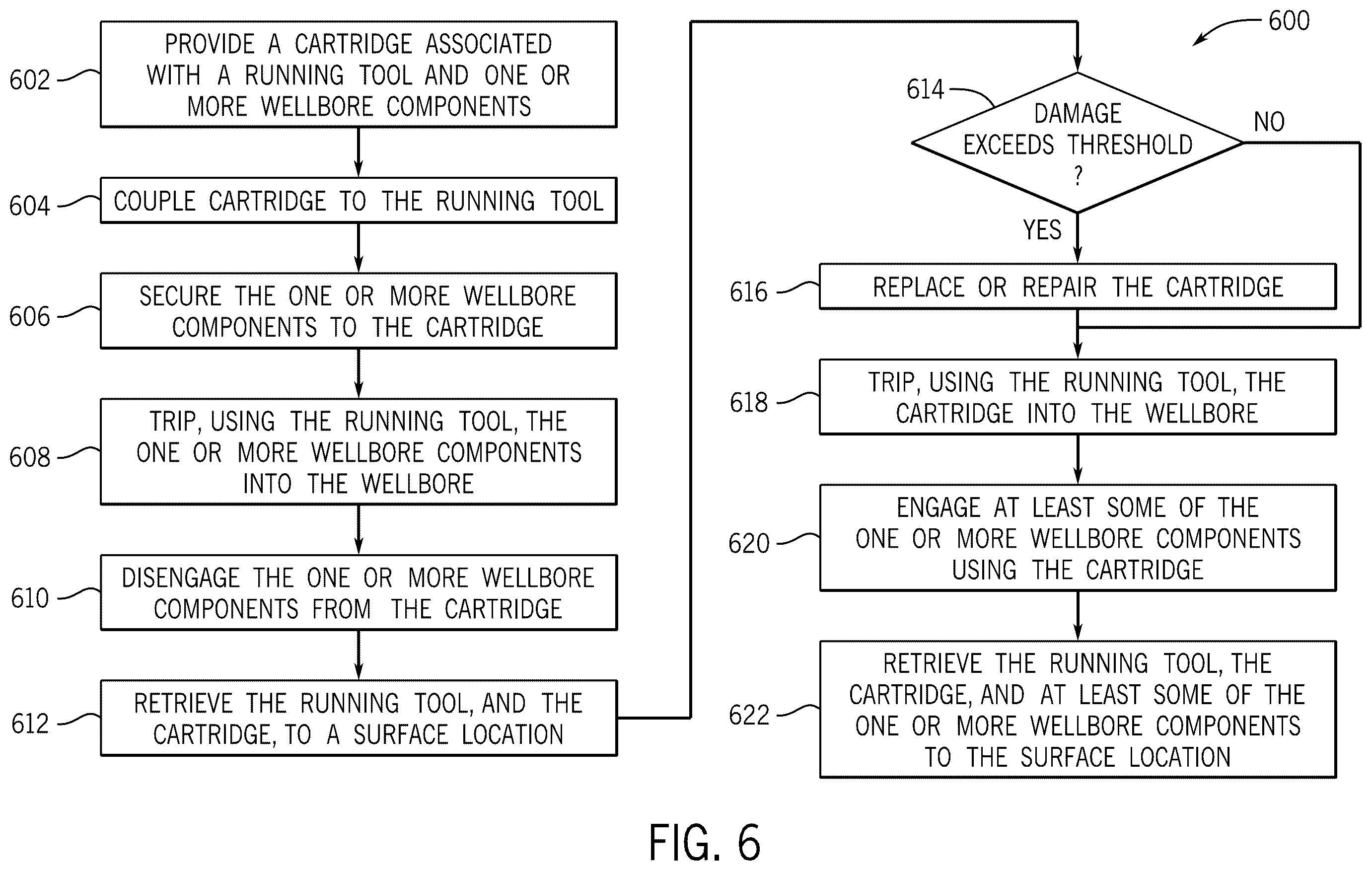 Patent US12345100 Figure 11 – Running tool cartridge system and method