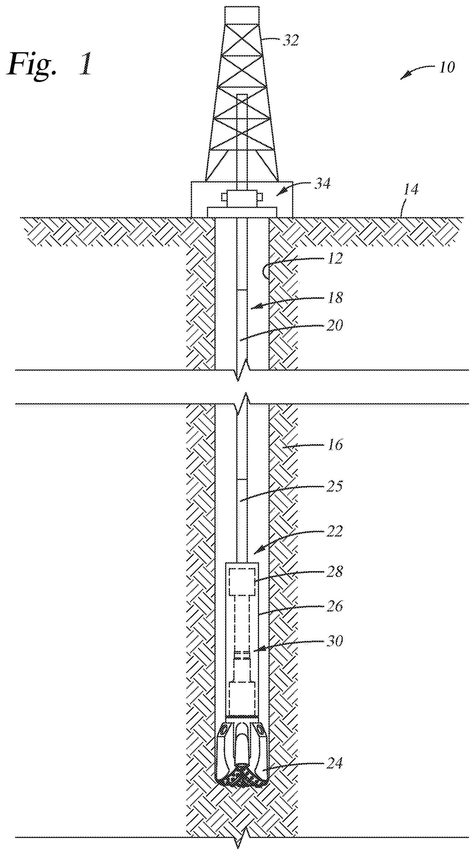 Patent US12345102 Figure 1 – Anti-rotation coupling for use in a downhole assembly