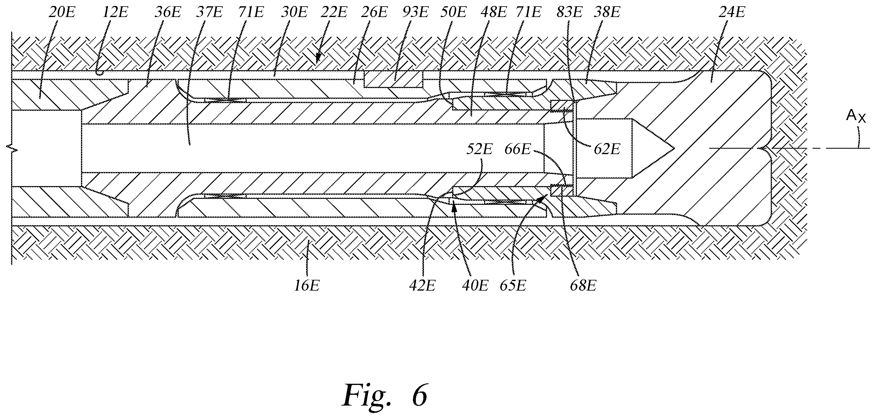 Patent US12345102 Figure 8 – Anti-rotation coupling for use in a downhole assembly