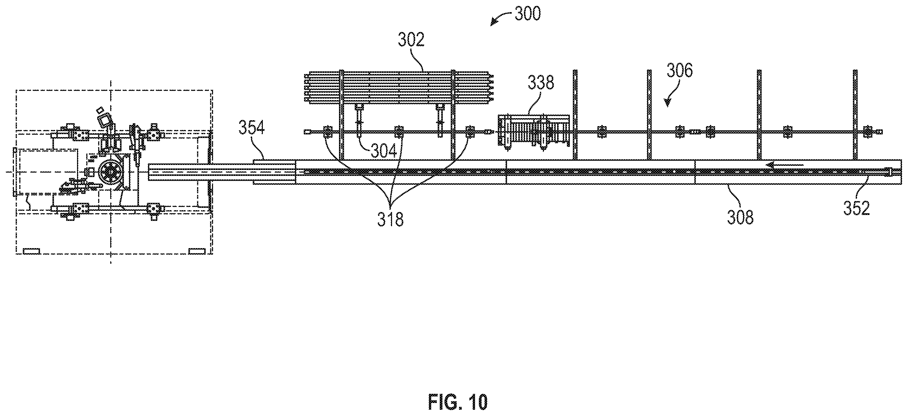 Patent US12345105 Figure 10 – Horizontal racking and stand building system
