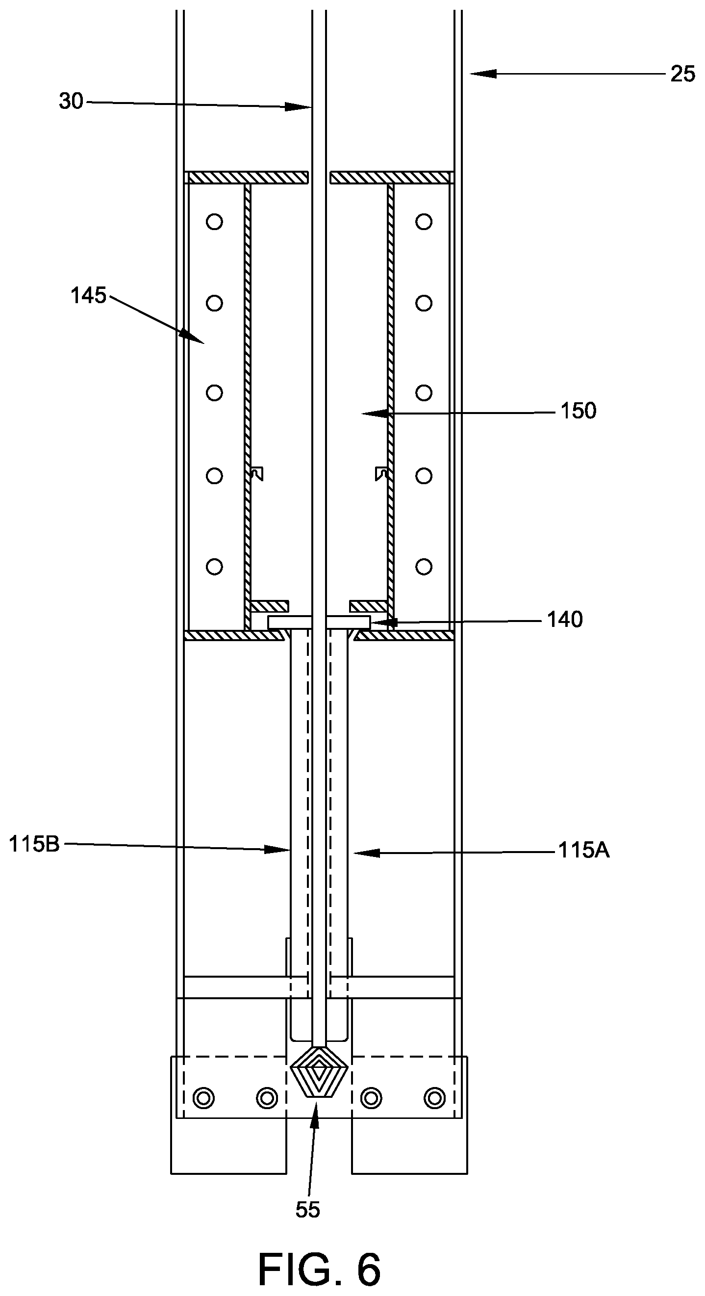 Patent US12345106 Figure 6 – Method and apparatus for removing debris from a drill hole during drilling