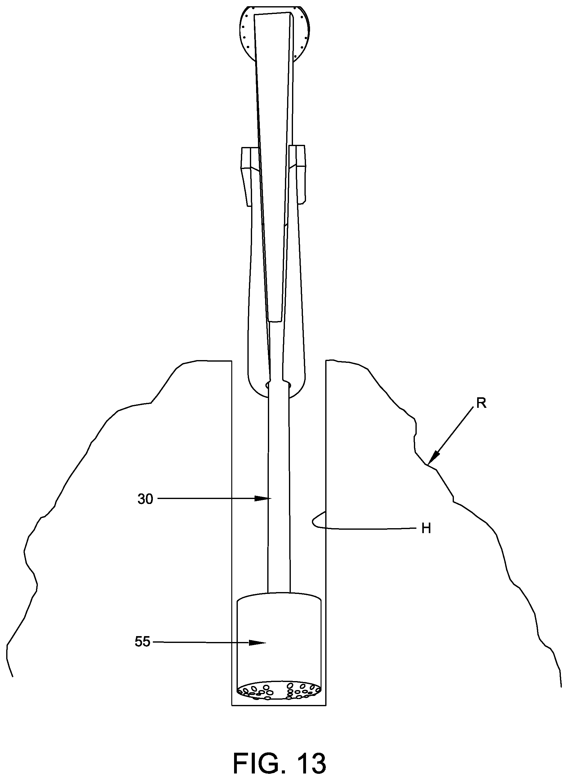 Patent US12345106 Figure 13 – Method and apparatus for removing debris from a drill hole during drilling