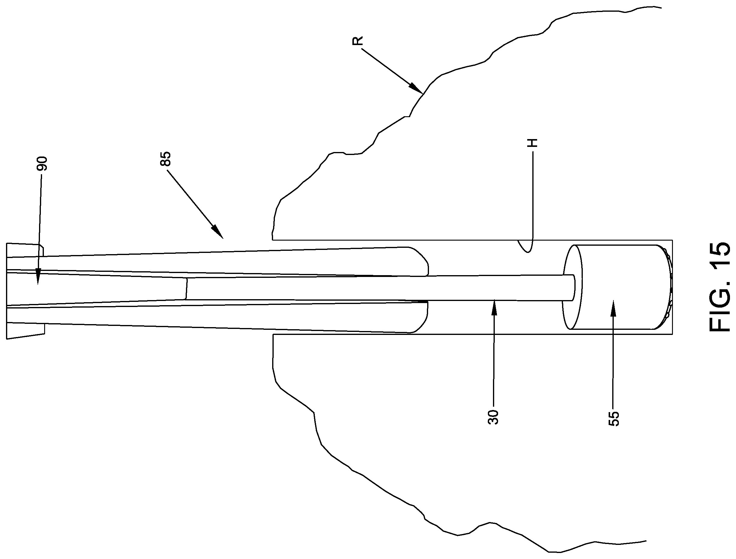 Patent US12345106 Figure 15 – Method and apparatus for removing debris from a drill hole during drilling