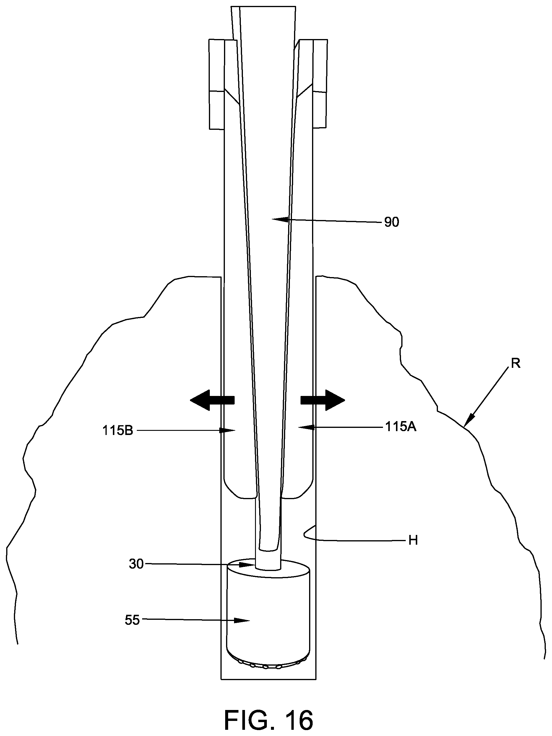 Patent US12345106 Figure 16 – Method and apparatus for removing debris from a drill hole during drilling