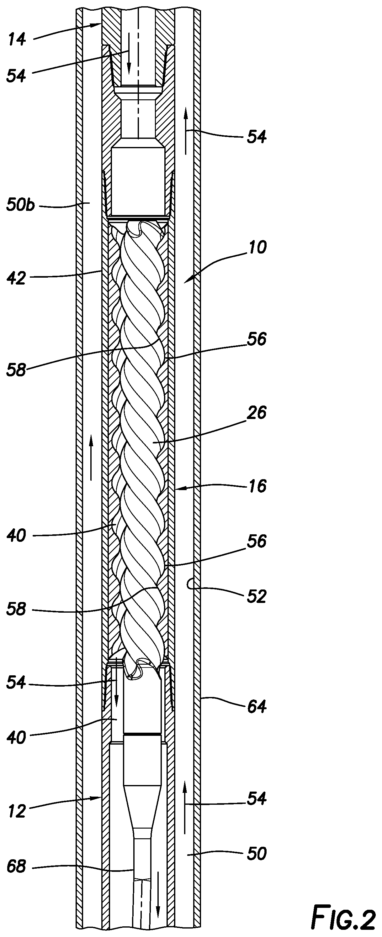 Patent US12345107 Figure 2 – Reduction of equivalent circulating density in well operations