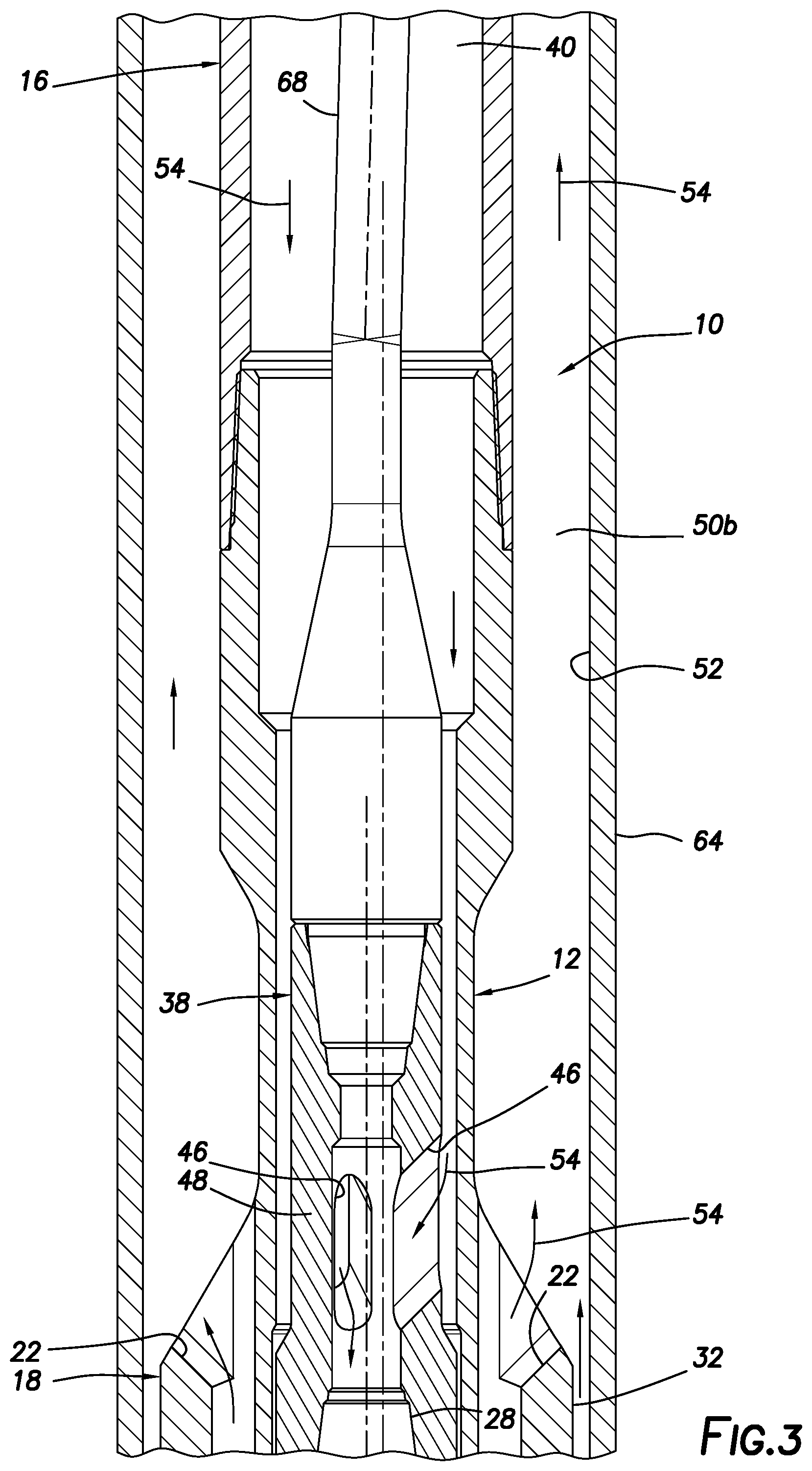 Patent US12345107 Figure 3 – Reduction of equivalent circulating density in well operations