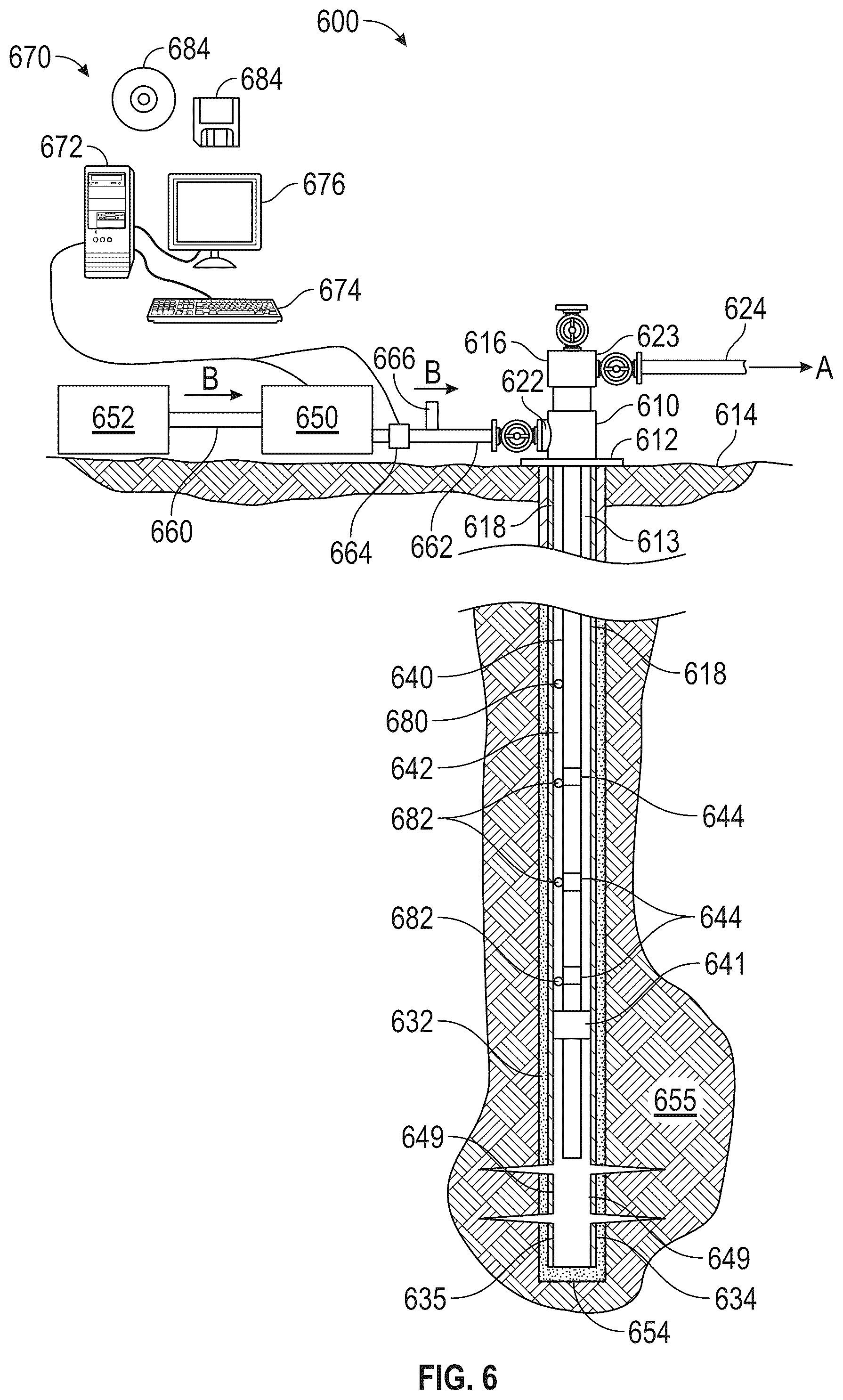 Patent US12345109 Figure 6 – Systems and methods for optimization of wellbore operations of producing wells