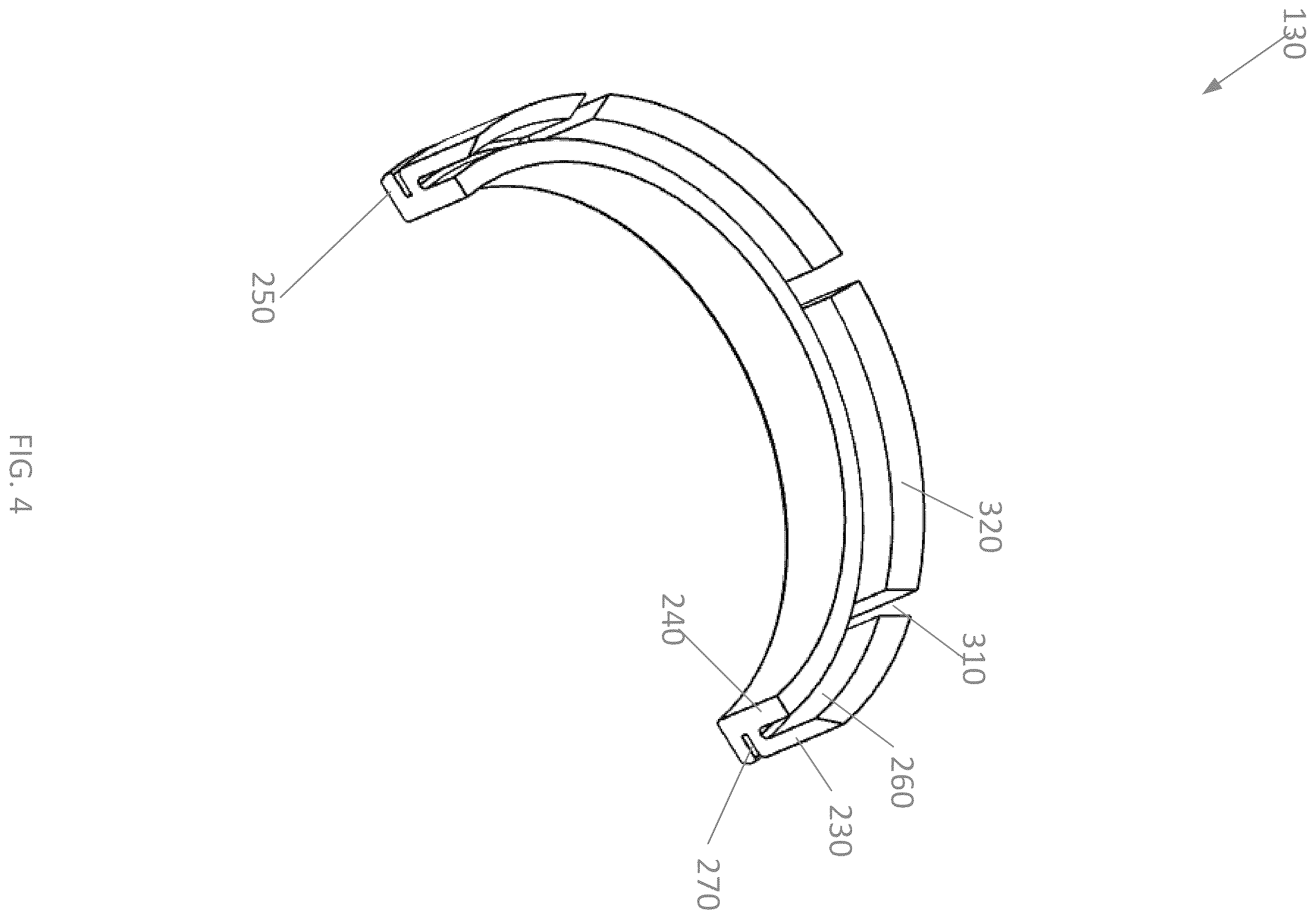 Patent US12345110 Figure 4 – Methods and systems for pump down rings for frac plugs