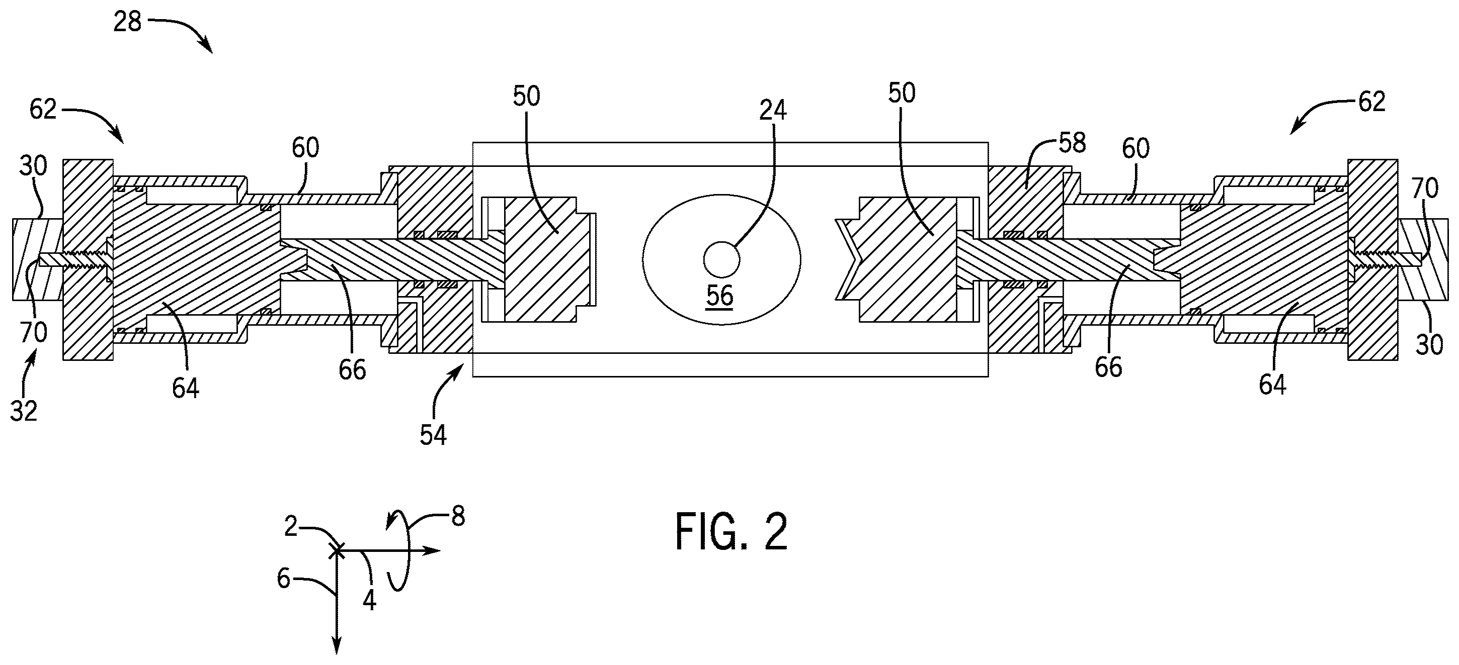 Patent US12345113 Figure 2 – Remote locking system for a blowout preventer
