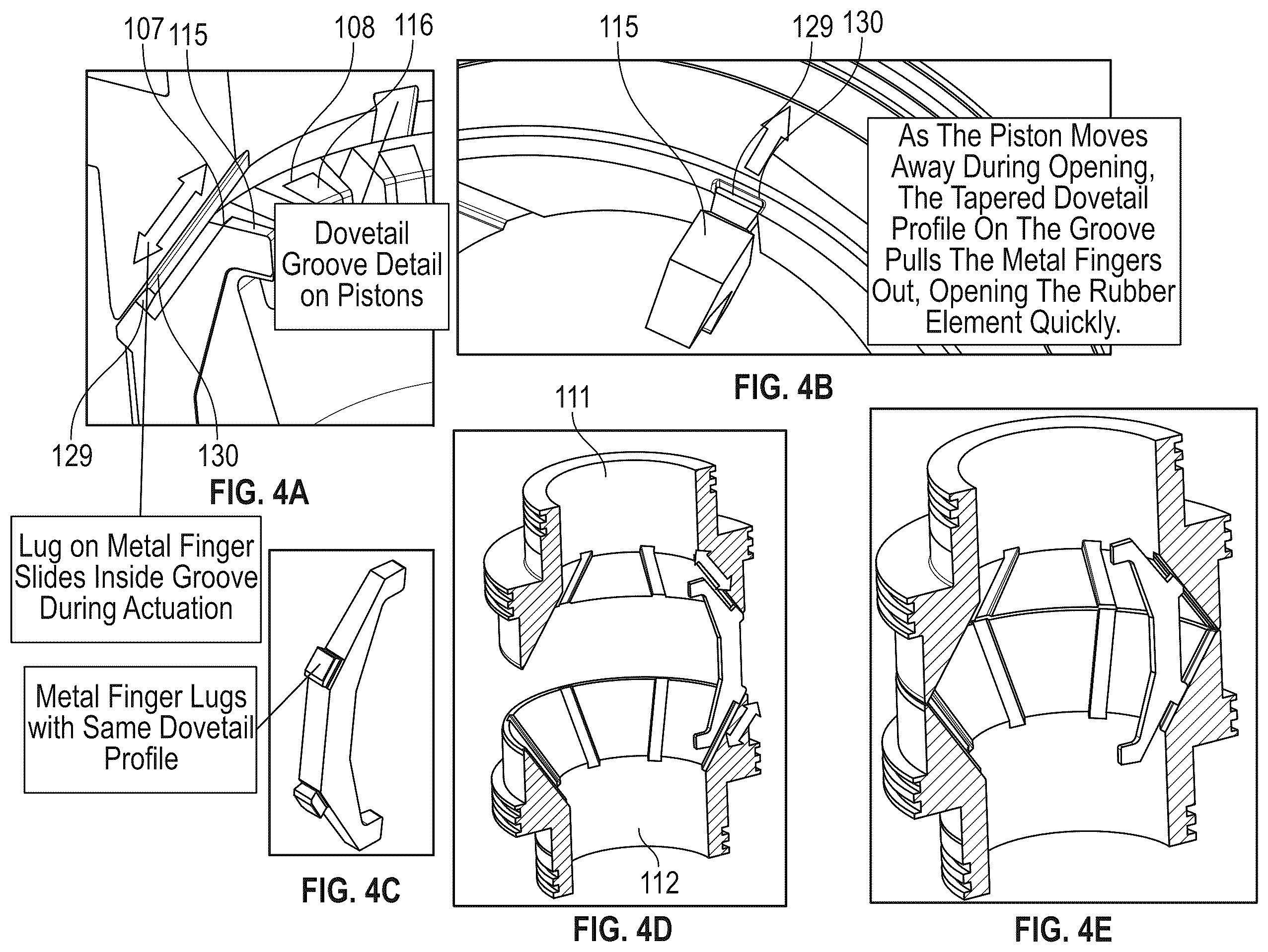 Patent US12345114 Figure 4 – Annular blow out preventer