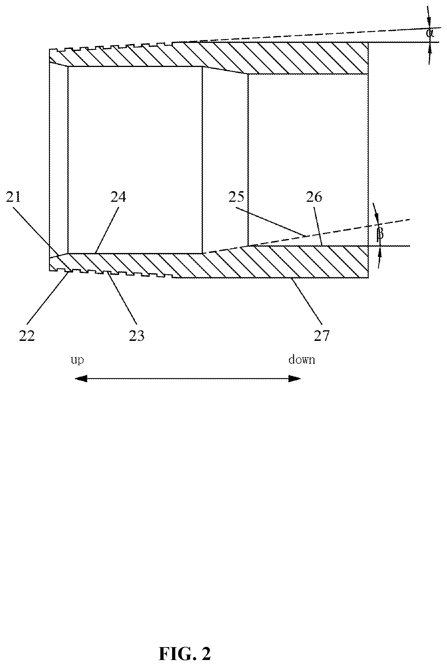 Patent US12345121 Figure 2 – All-metal dissolvable ball seat for self-compensating fracturing