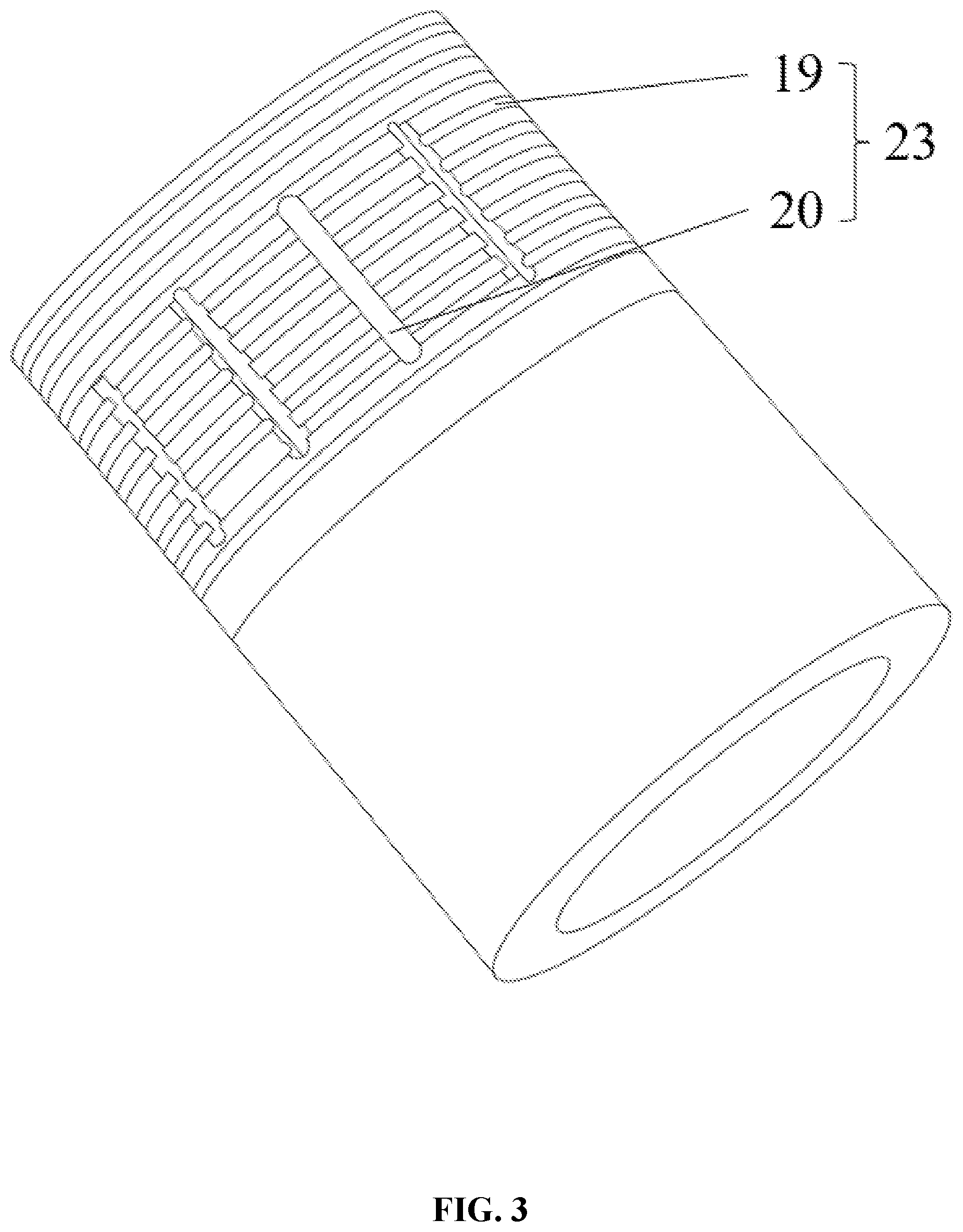 Patent US12345121 Figure 3 – All-metal dissolvable ball seat for self-compensating fracturing