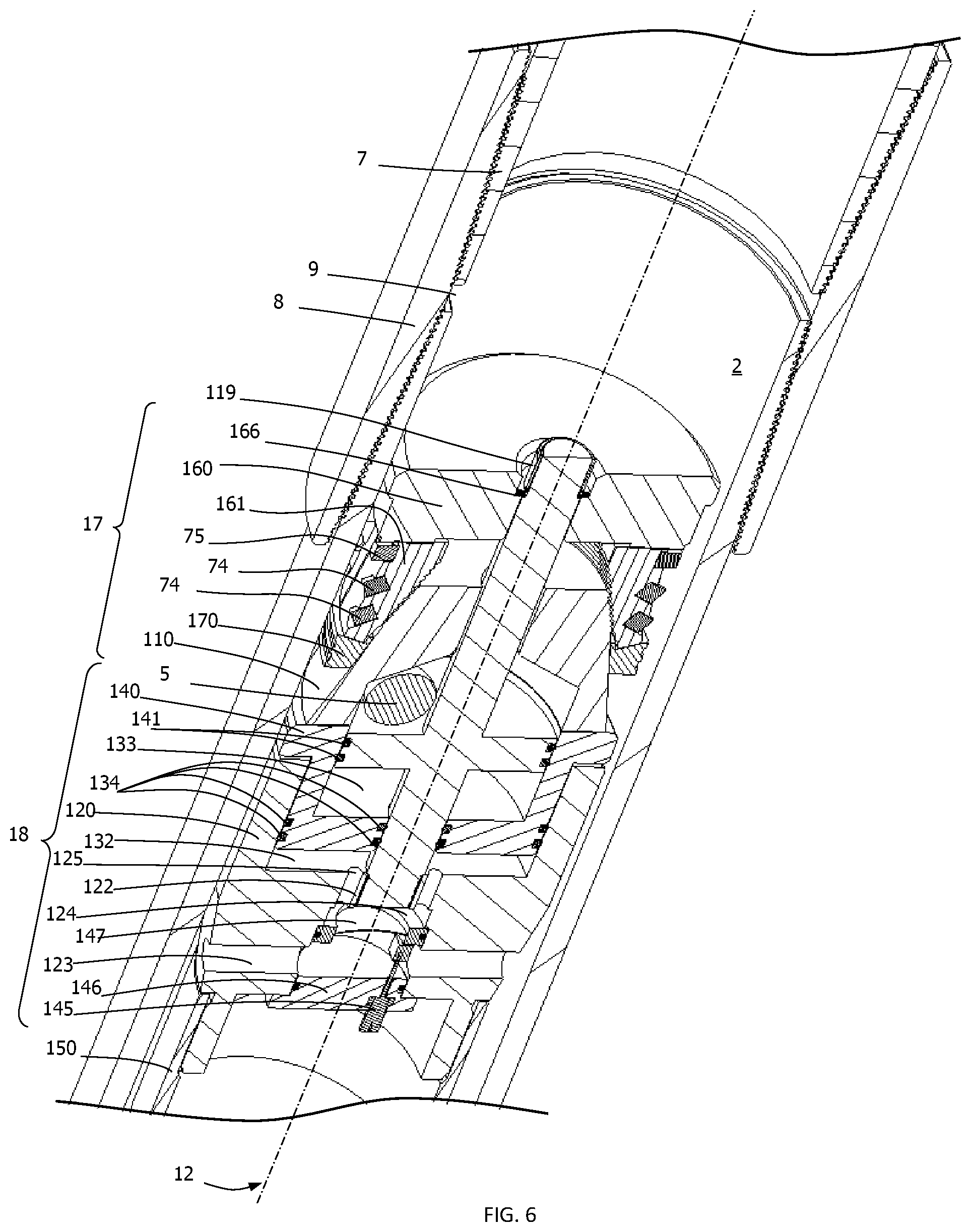 Patent US12345122 Figure 3 – Method and apparatus for fluid-activated shifting tool to actuate a plug assembly
