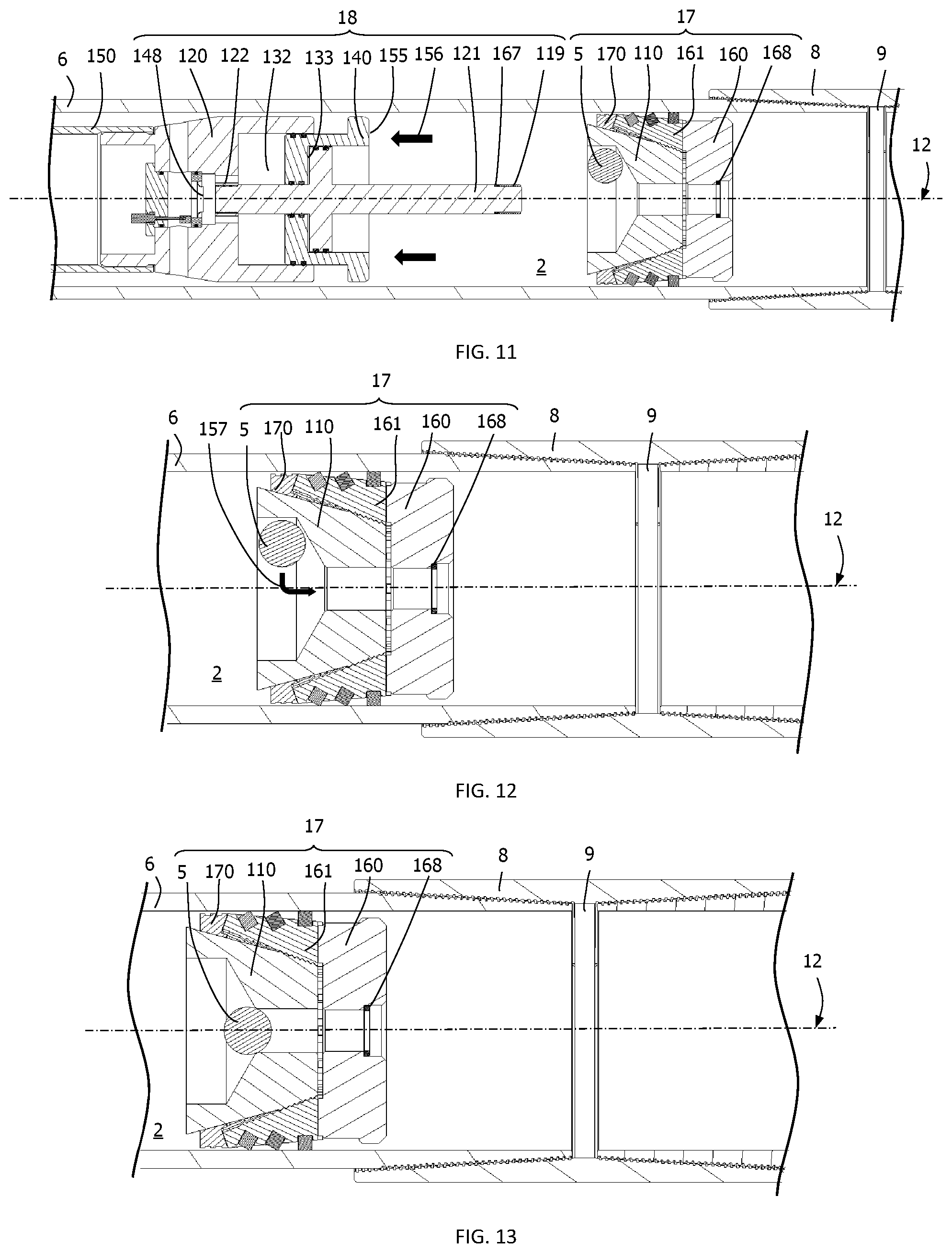 Patent US12345122 Figure 6 – Method and apparatus for fluid-activated shifting tool to actuate a plug assembly