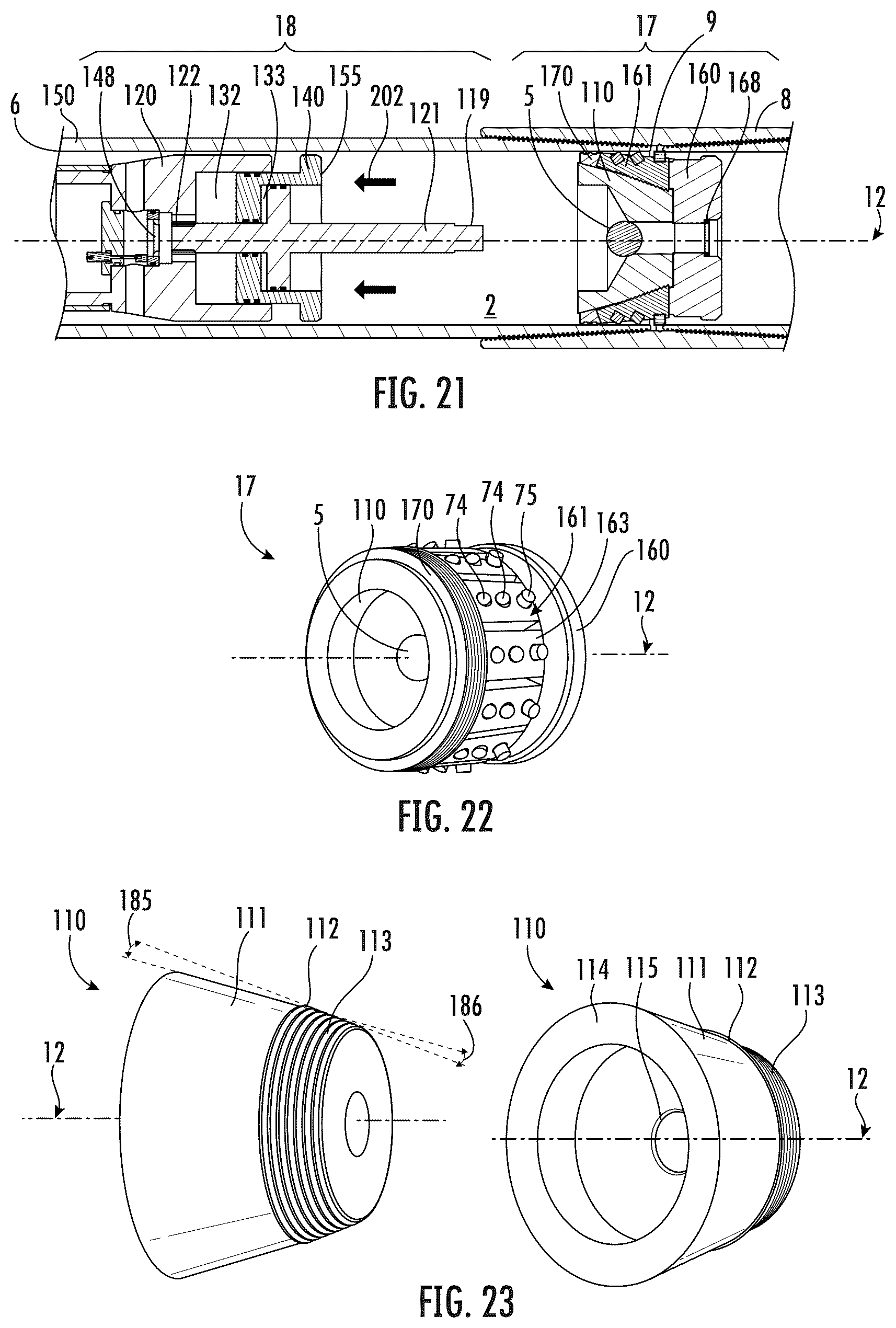 Patent US12345122 Figure 10 – Method and apparatus for fluid-activated shifting tool to actuate a plug assembly