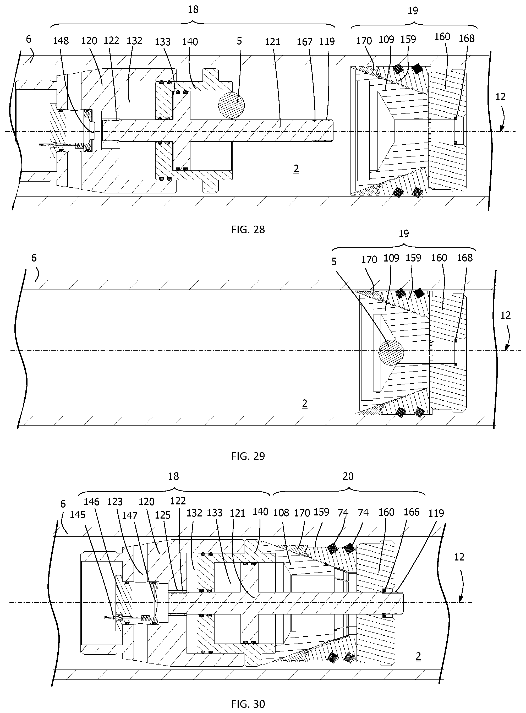 Patent US12345122 Figure 13 – Method and apparatus for fluid-activated shifting tool to actuate a plug assembly
