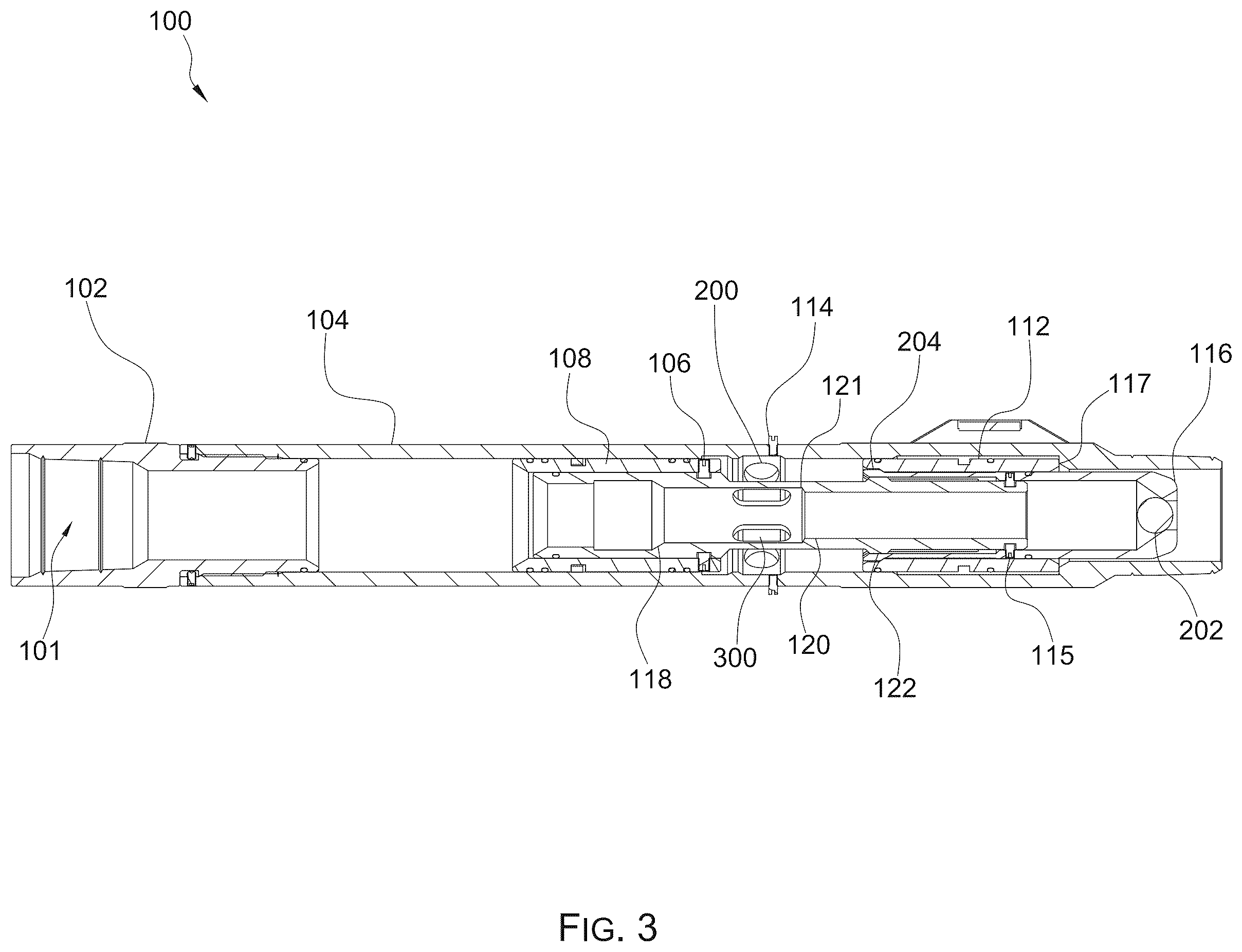 Patent US12345124 Figure 3 – Multiple stage cementing tool and method of use