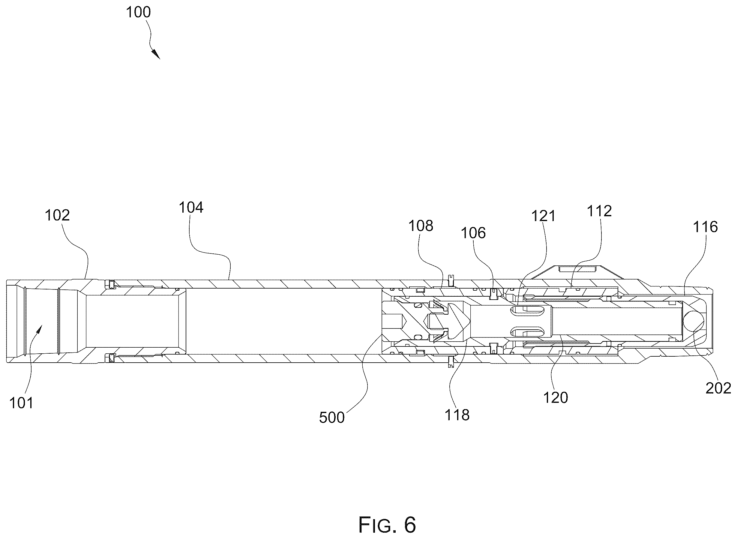 Patent US12345124 Figure 6 – Multiple stage cementing tool and method of use