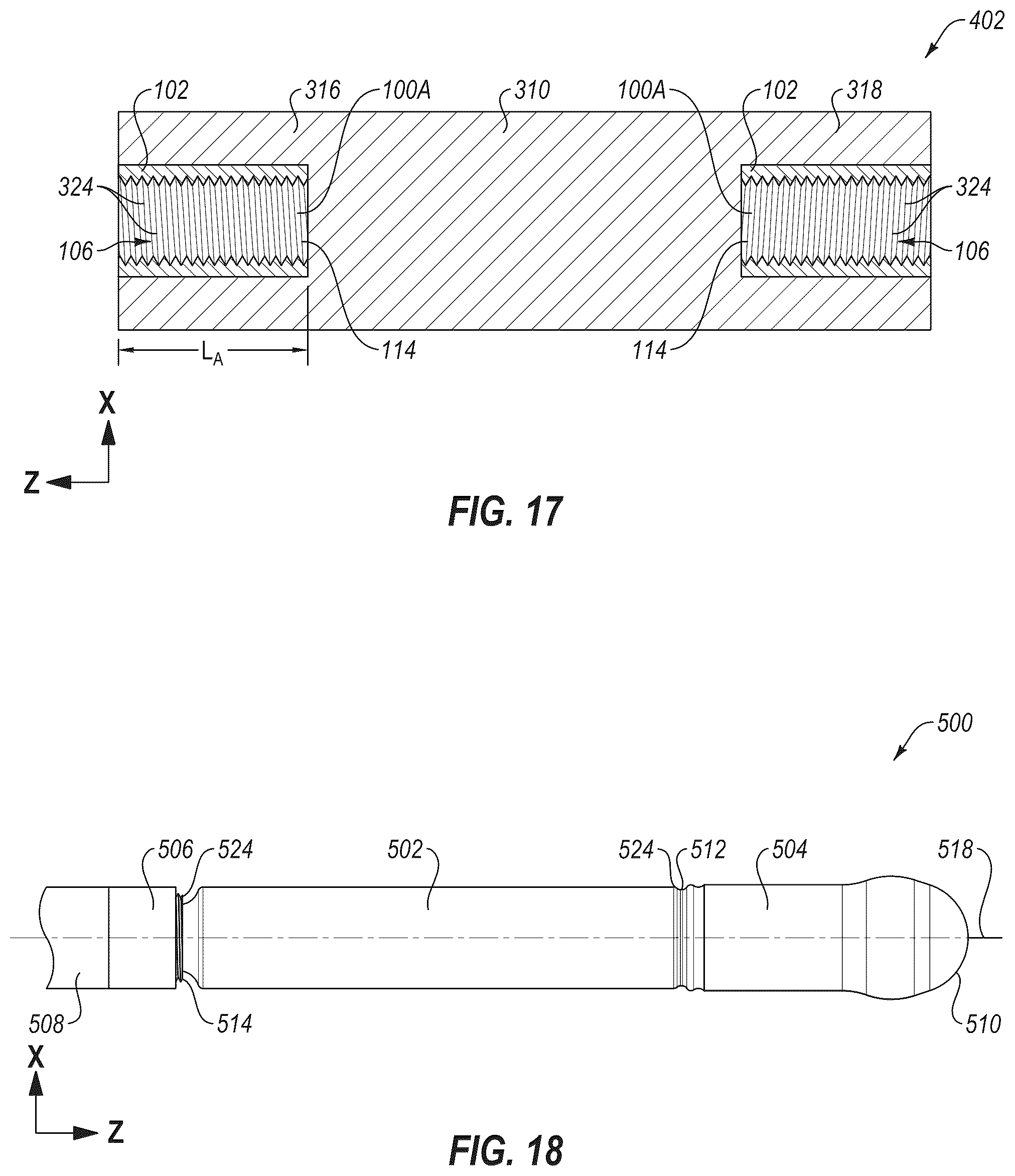 Patent US12345125 Figure 8 – Connection members including shape memory materials, downhole tools including the connection members, and methods of forming the downhole tools